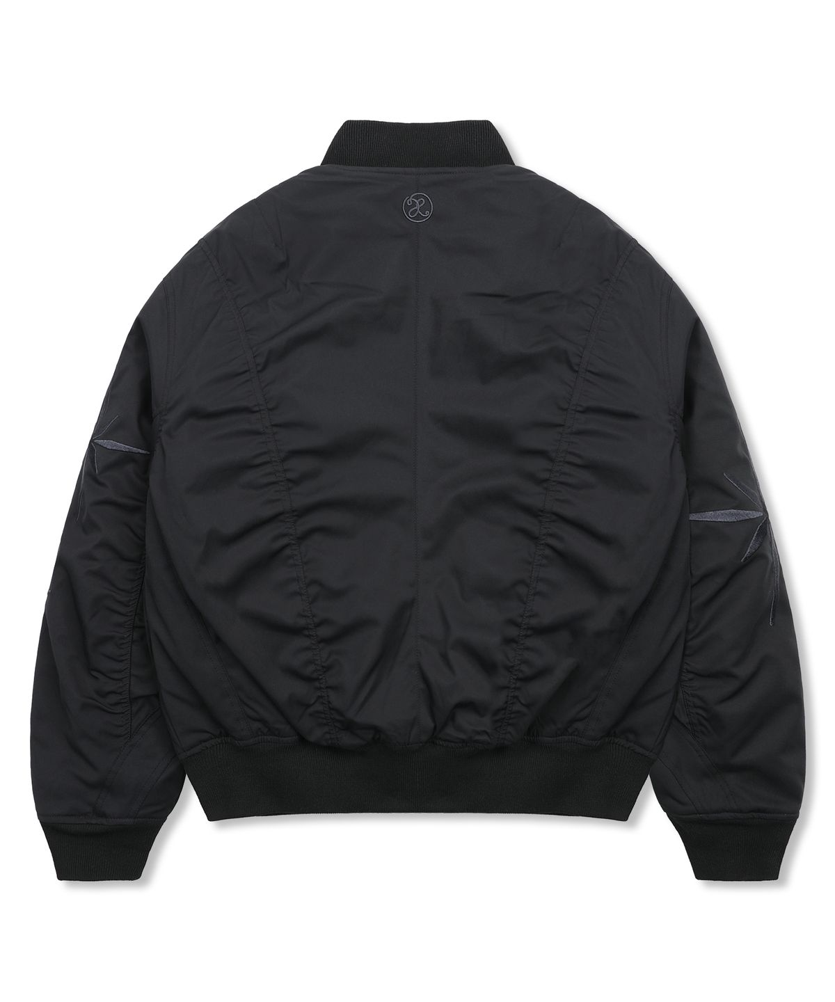 엑스톤즈(XTONZ) XJ107 인시전 셔링 MA-1 자켓 (BLACK)