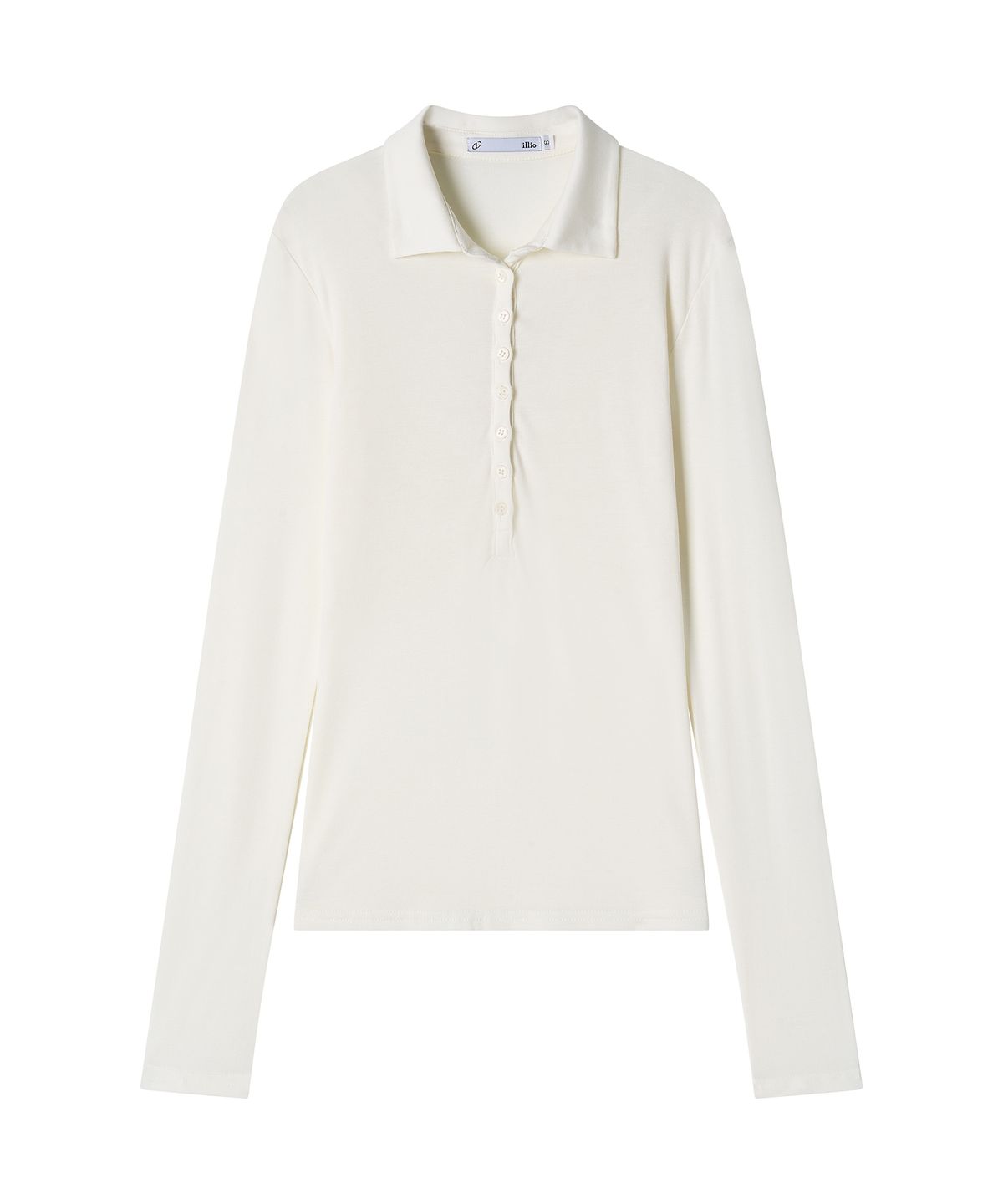 일리오(ILLIO) Ivory Lace layered longsleeve polo shirts