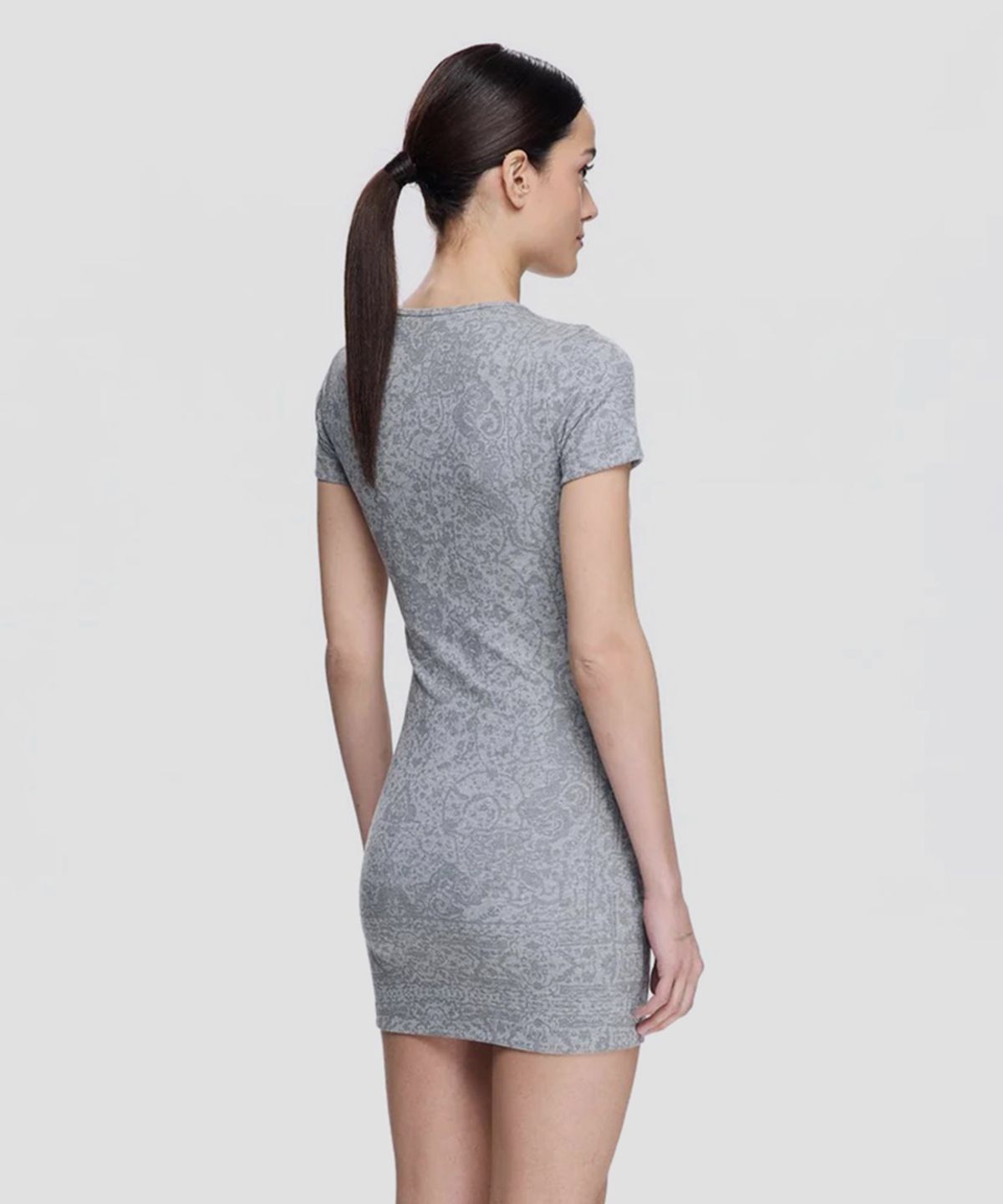 레 벤자민(LES BENJAMINS) (W) 드레스 401 그레이 멜란지 카페트 올오버 DRESS 401 GREY MELANGE CARPET ALLOVER