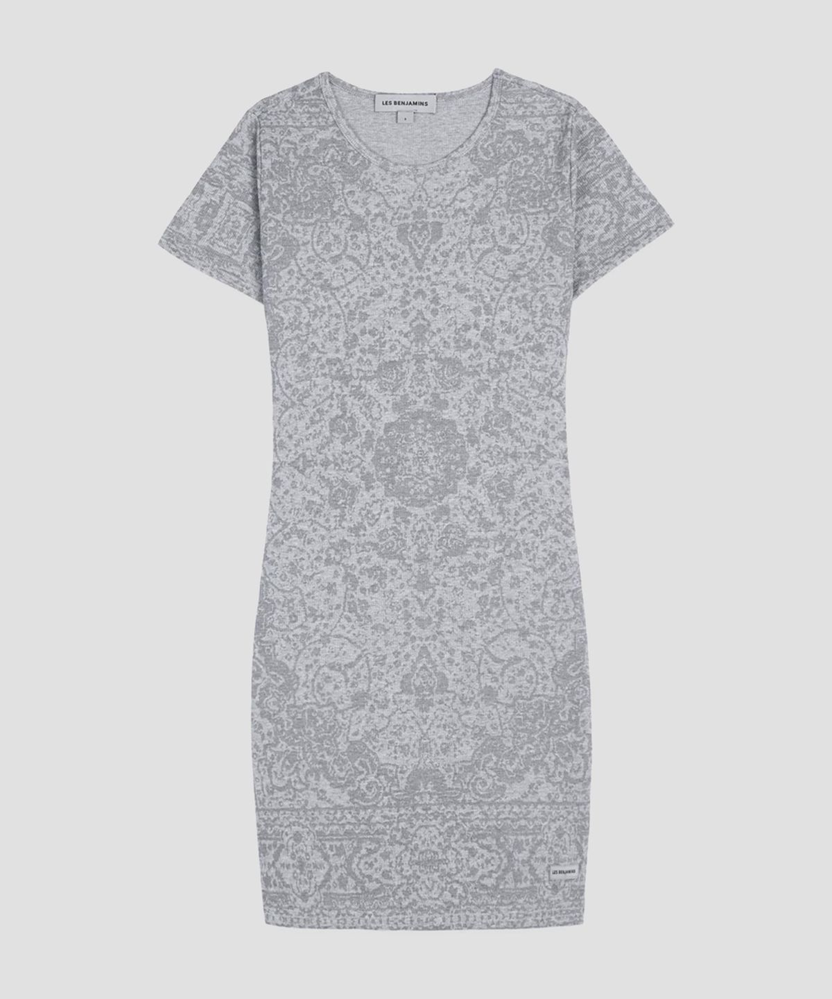 레 벤자민(LES BENJAMINS) (W) 드레스 401 그레이 멜란지 카페트 올오버 DRESS 401 GREY MELANGE CARPET ALLOVER