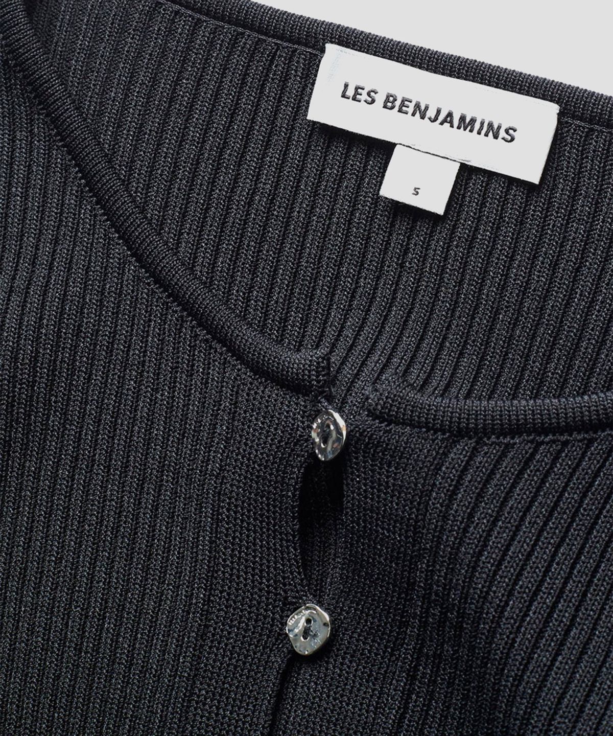 레 벤자민(LES BENJAMINS) (W) 긴팔티 404 블랙 LONG SLEEVE TEE 404 BLACK