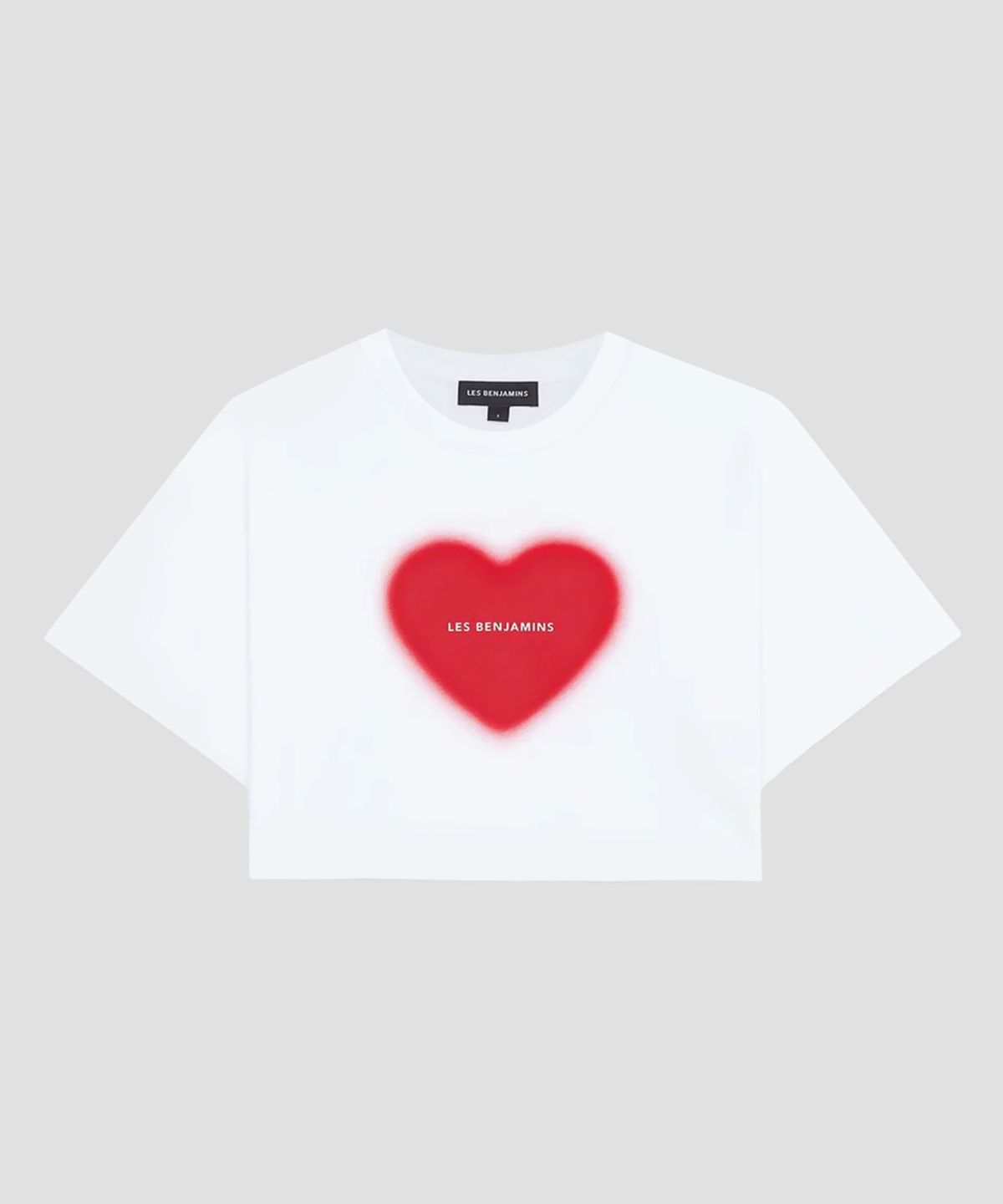레 벤자민(LES BENJAMINS) (W) 크롭티 016 화이트 CROP TEE 016 WHITE