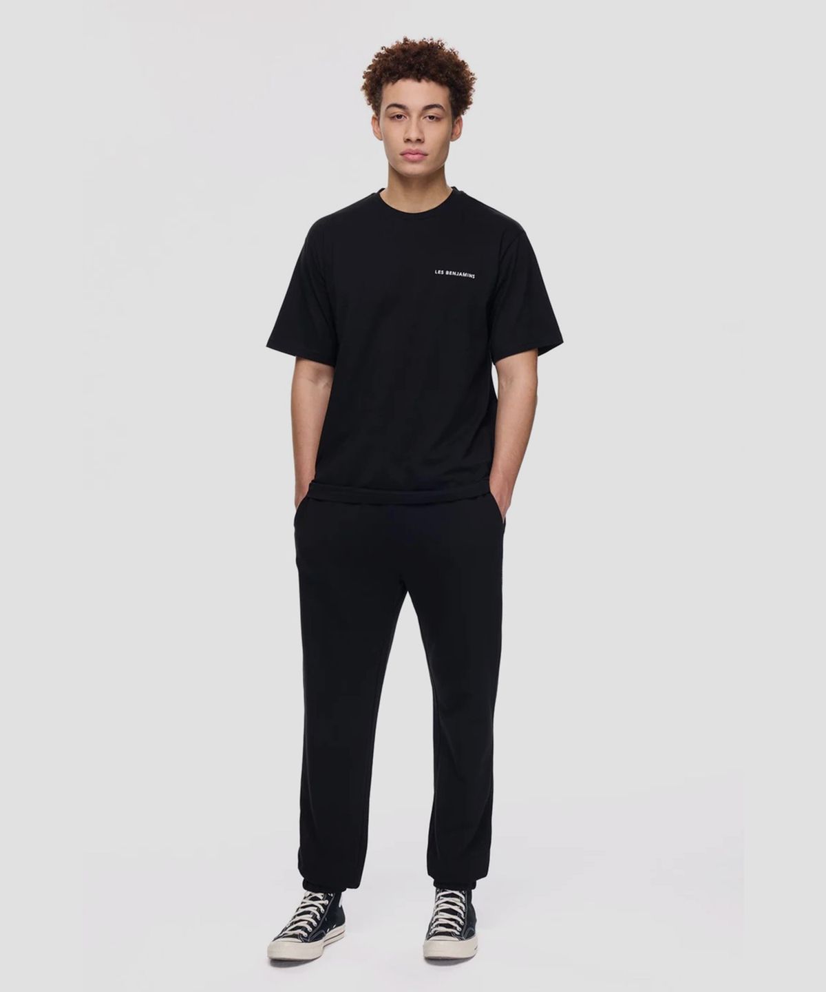 레 벤자민(LES BENJAMINS) (U) 스웻팬츠 307 블랙 SWEATPANT 307 BLACK