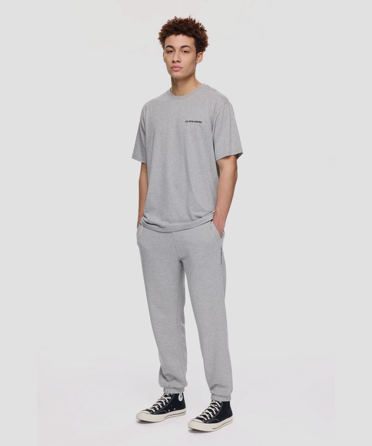 레 벤자민(LES BENJAMINS) (U) 스웻팬츠 308 그레이 멜란지 SWEATPANT 308 GREY MELANGE