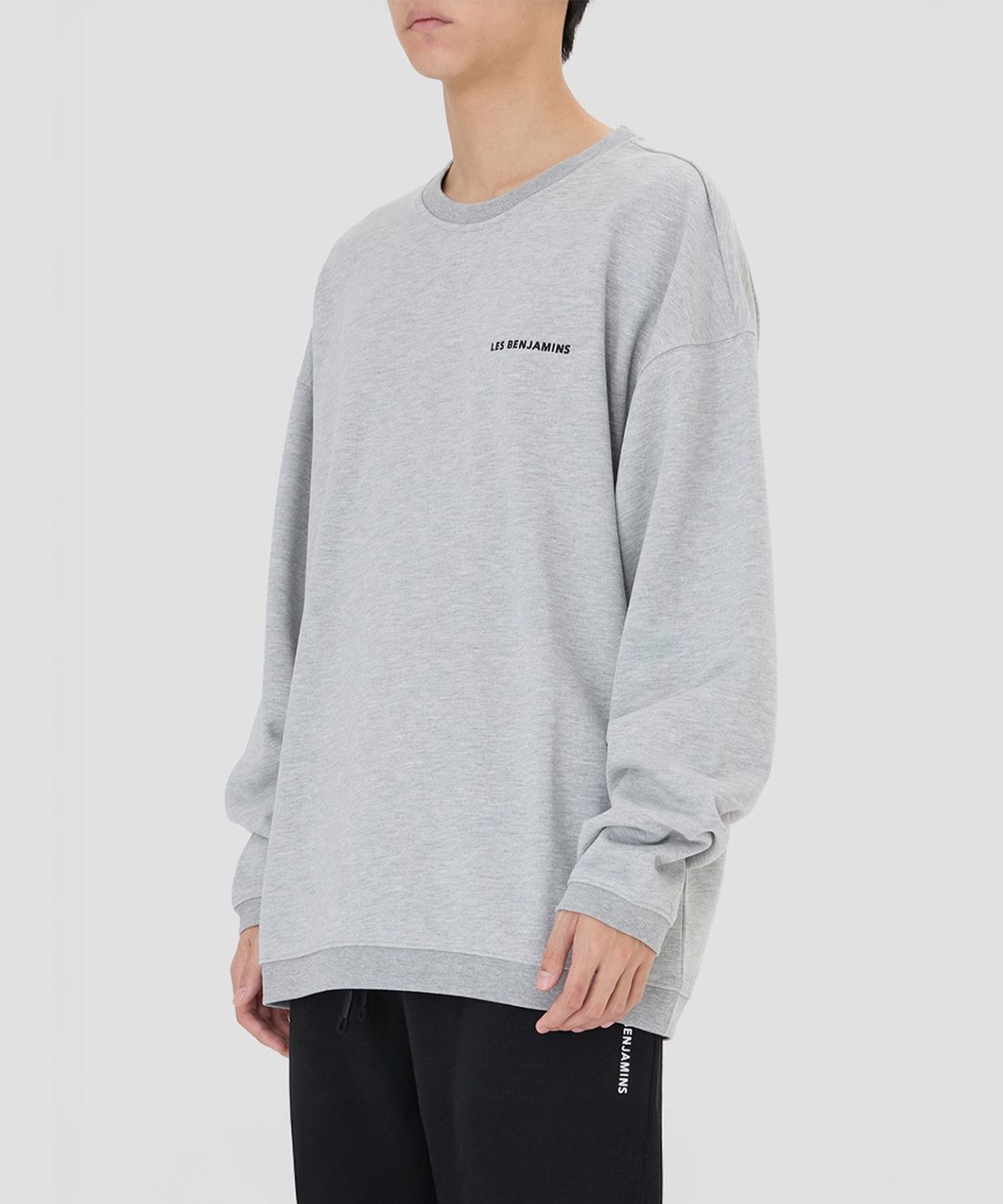 레 벤자민(LES BENJAMINS) (U) 스웨트셔츠 308 그레이 멜란지 SWEATSHIRT 308 GREY MELANGE