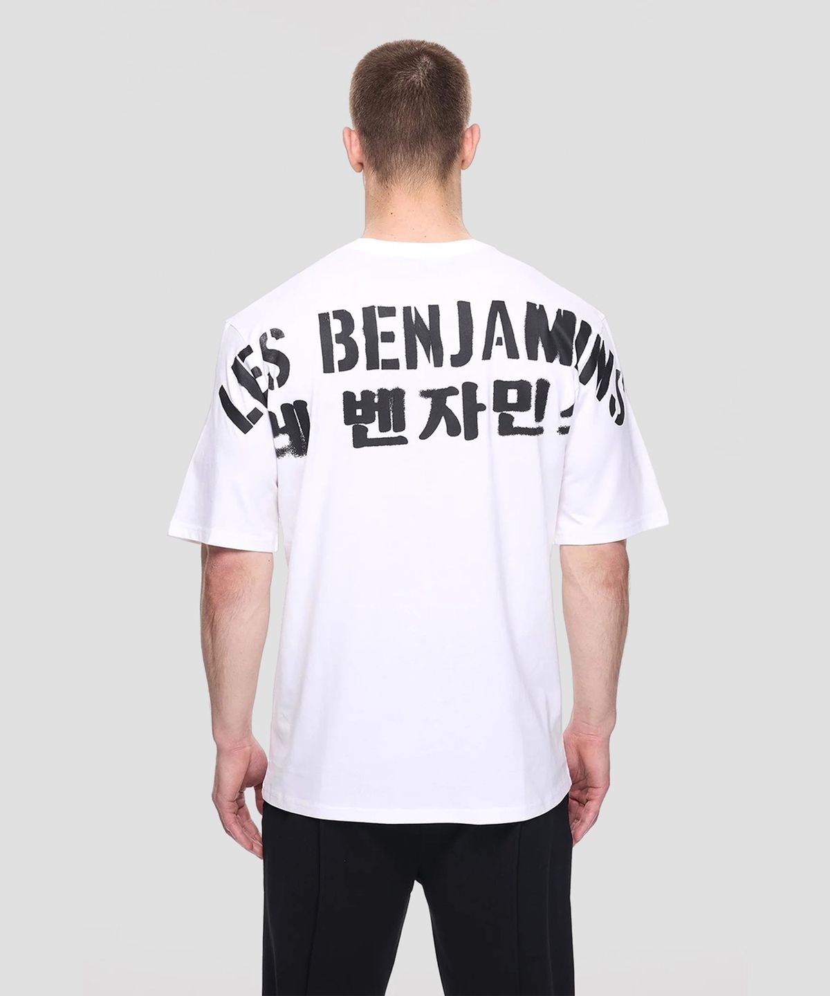 레 벤자민(LES BENJAMINS) (M) 오버사이즈 티셔츠 006 화이트 OVERSIZED TEE 006 WHITE