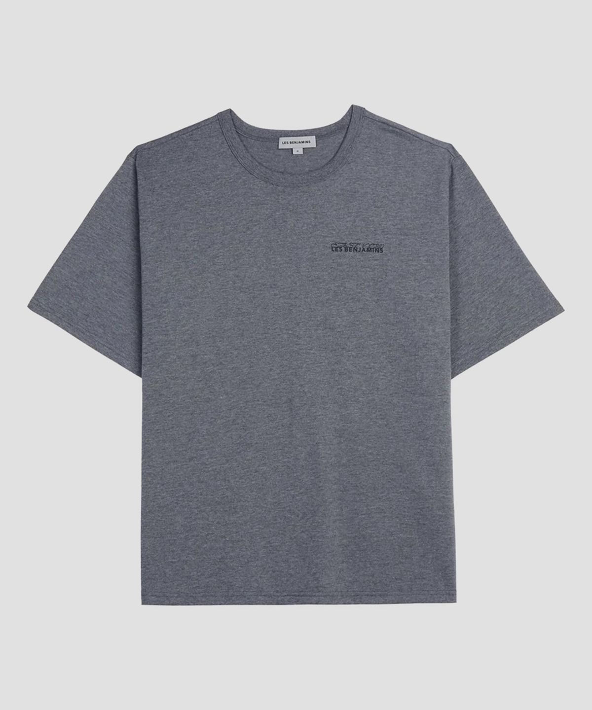 레 벤자민(LES BENJAMINS) (M) 반팔티 414 그레이 멜란지 SHORT SLEEVE TEE 414 GREY MELANGE