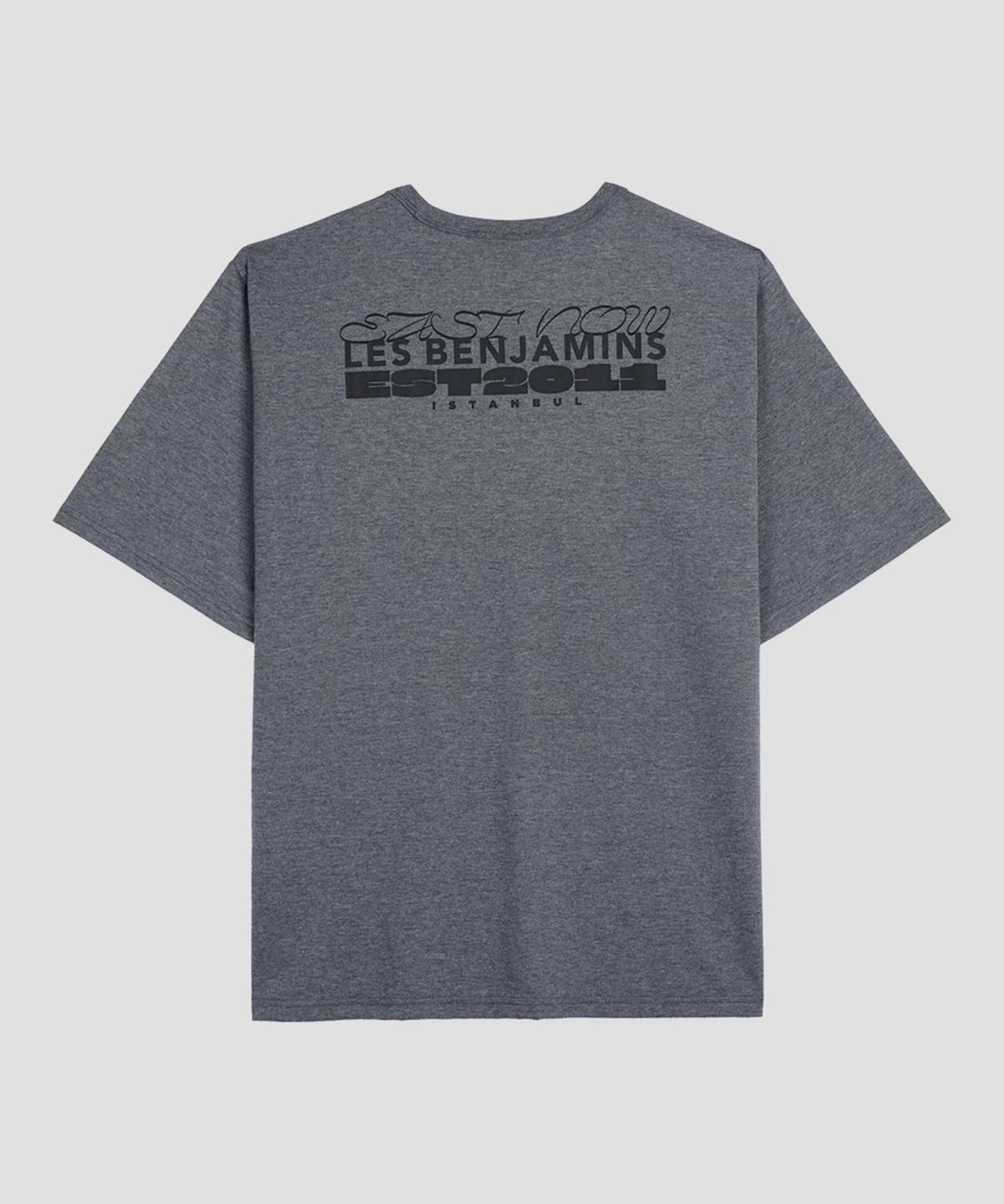 레 벤자민(LES BENJAMINS) (M) 반팔티 414 그레이 멜란지 SHORT SLEEVE TEE 414 GREY MELANGE