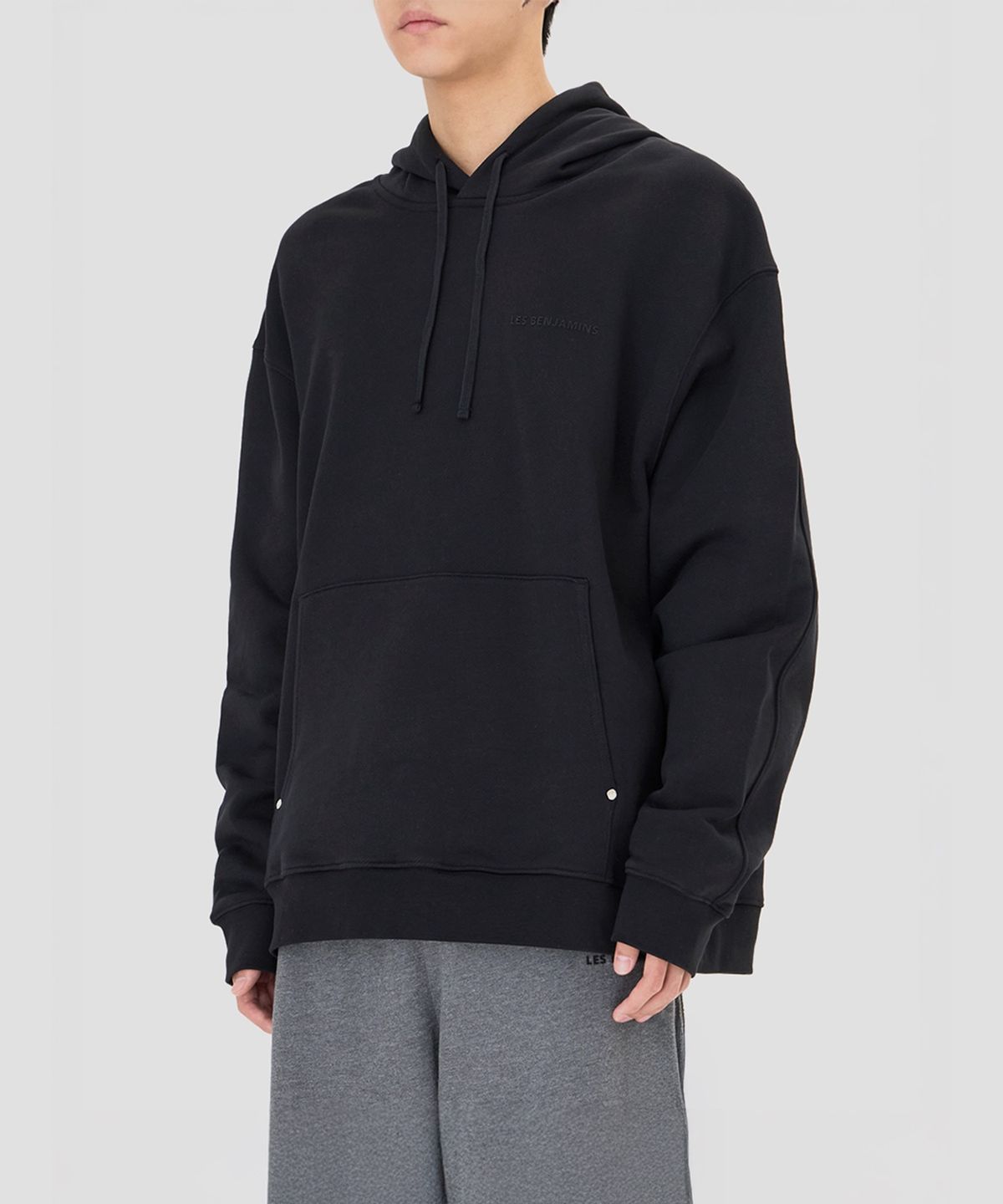 레 벤자민(LES BENJAMINS) (U) 후드티 307 블랙 HOODIE 307 BLACK