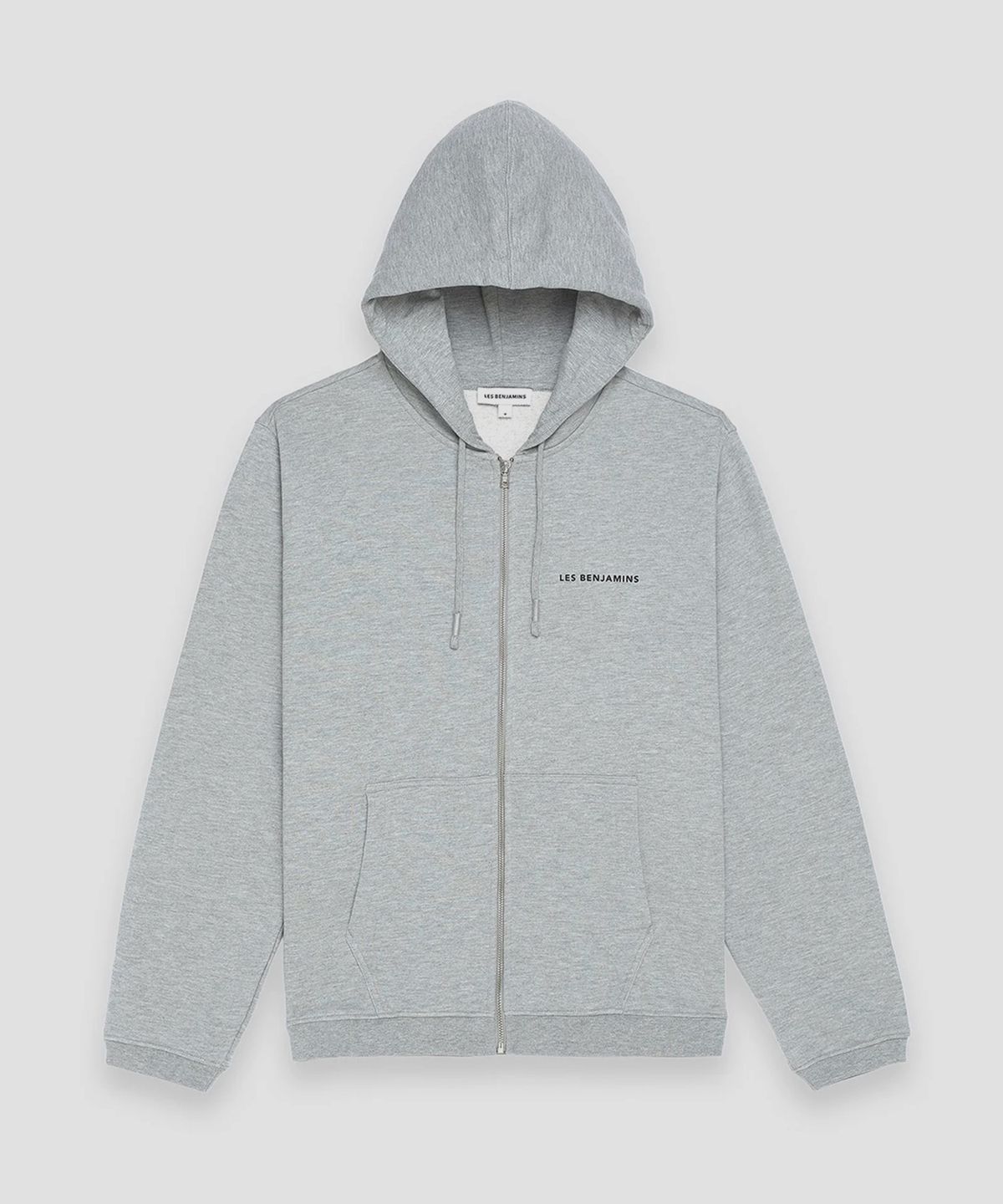 레 벤자민(LES BENJAMINS) (U) 지퍼 후디 308 그레이 멜란지 ZIP HOODIE 308 GREY MELANGE
