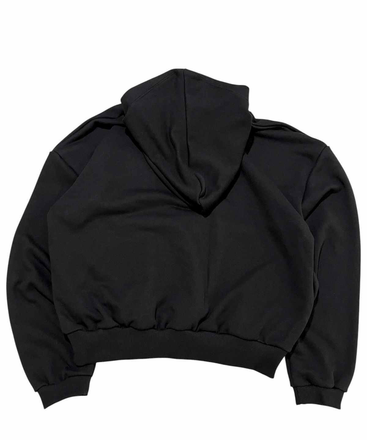 스케이터락(SK8ER ROCK) Double Cross Crop Sweat Hoodie ((black))