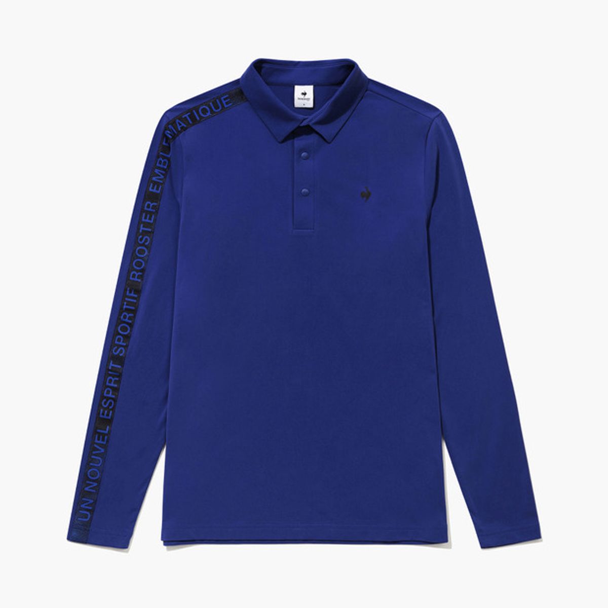르꼬끄 골프(LECOQ GOLF) 남성 레터링 라인 브러쉬드 폴로 티셔츠 _ULBL GQ421MTLO1