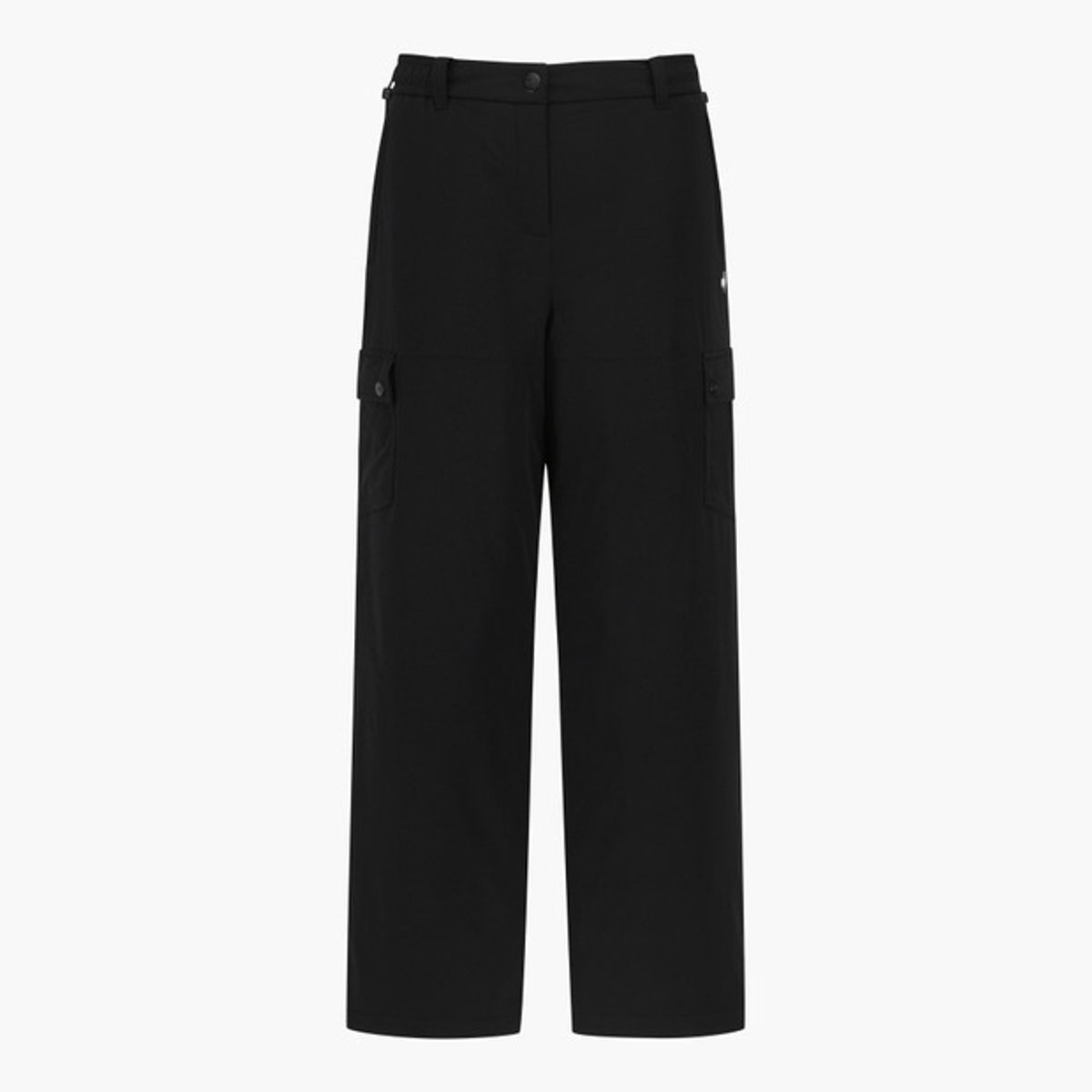 르꼬끄 골프(LECOQ GOLF) 여성 패딩 카고포켓 세미와이드 팬츠 _BLCK GQ422LPTO4