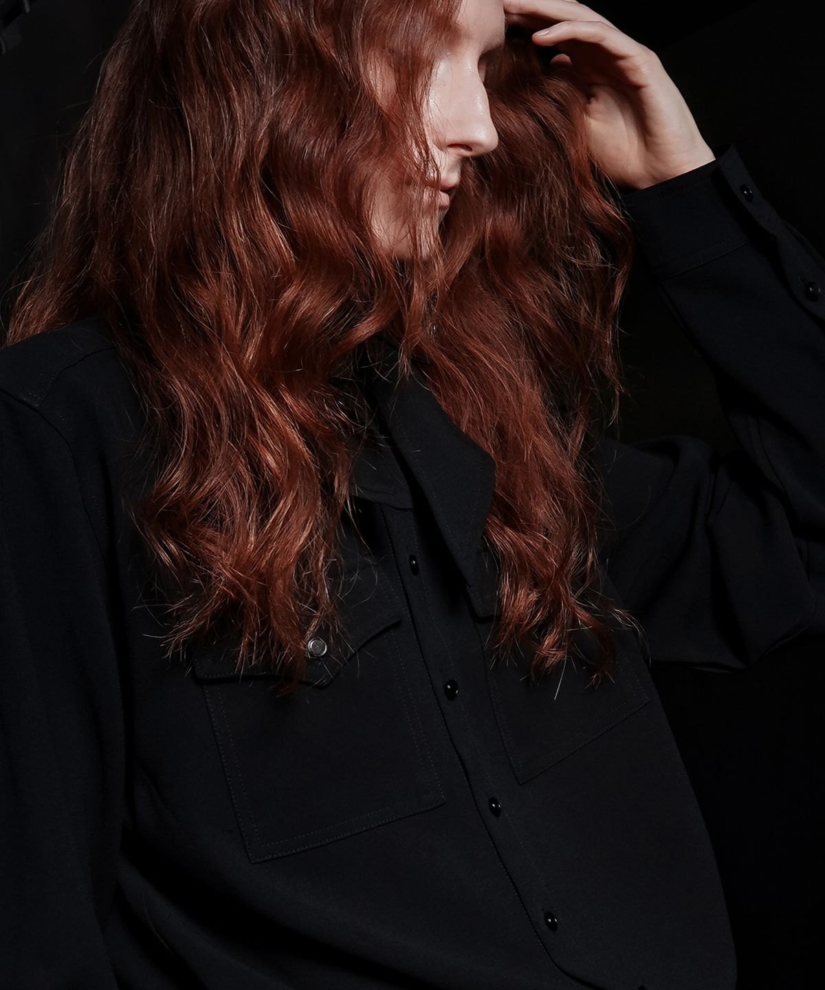 언티지(UNTAGE) 웨스턴 셔츠[Black(UNISEX)]_UTS-FS72
