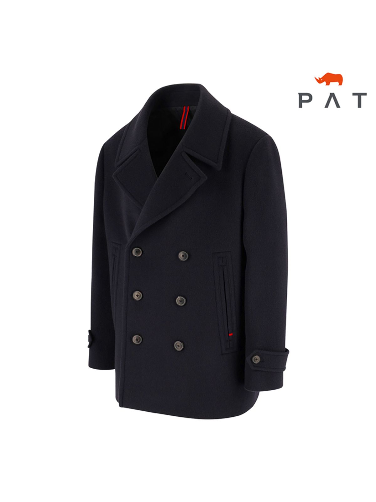 피에이티(PAT) 더블 브레스트 피코트_QJ71103
