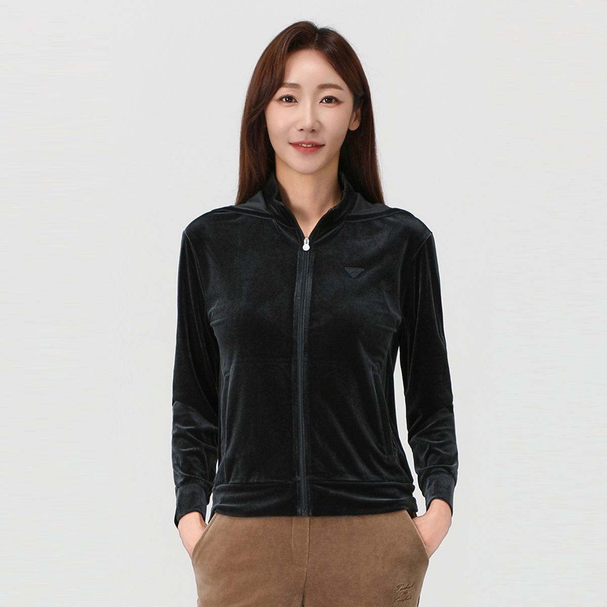 피에이티(PAT) 벨로아 캐주얼 후드 티셔츠_QJ86093