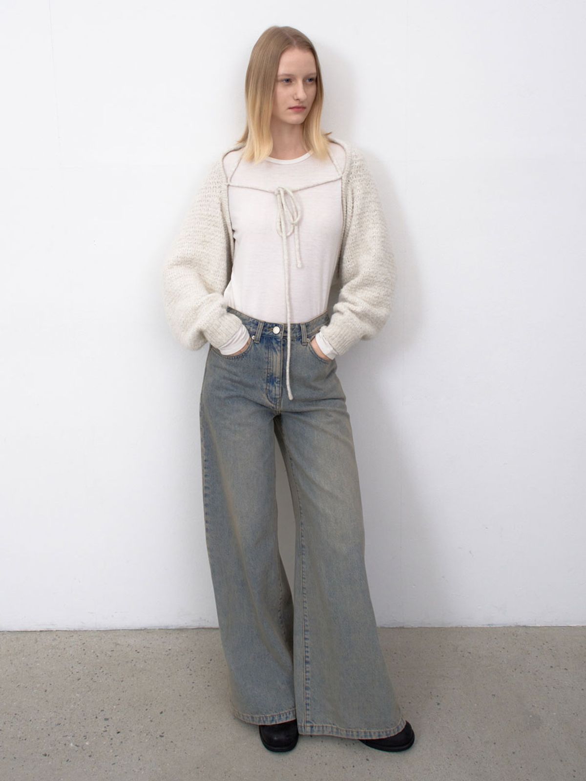 아틀리에 나인(ATELIER NAIN) FADED VINTAGE WIDE DENIM PANTS(PT-5720)