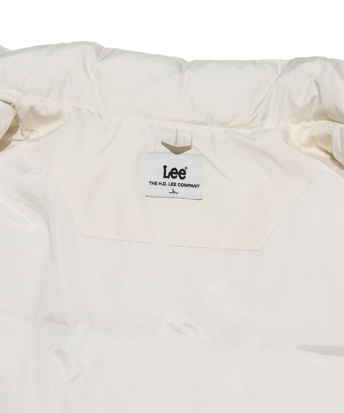리(LEE) 어센틱 다운 베스트 아이보리