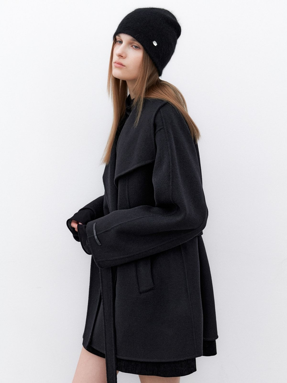 아틀리에 나인(ATELIER NAIN) TOQUE WOOL HANDMADE HALF COAT(CT-1460)