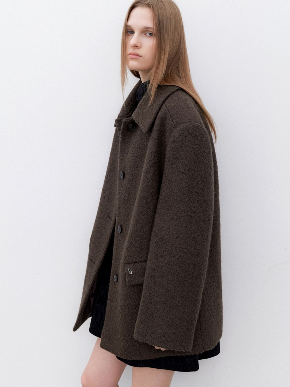 아틀리에 나인(ATELIER NAIN) WOOL BOUCLE OVERFIT JACKET(CT-1468)