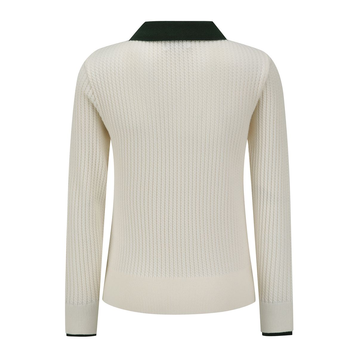 어뉴골프(ANEW GOLF) W LOGO POINT CABLE SWEATER _OW