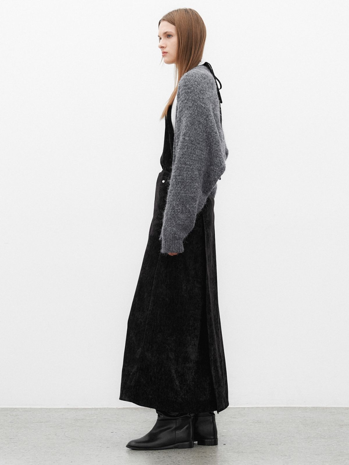 아틀리에 나인(ATELIER NAIN) HAIRY STRING DETAIL KNIT BOLERO(CD-2239)