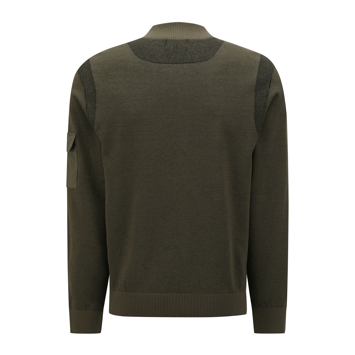 어뉴골프(ANEW GOLF) M TWO TONE HALF ZIP-UP PULLOVER_KH