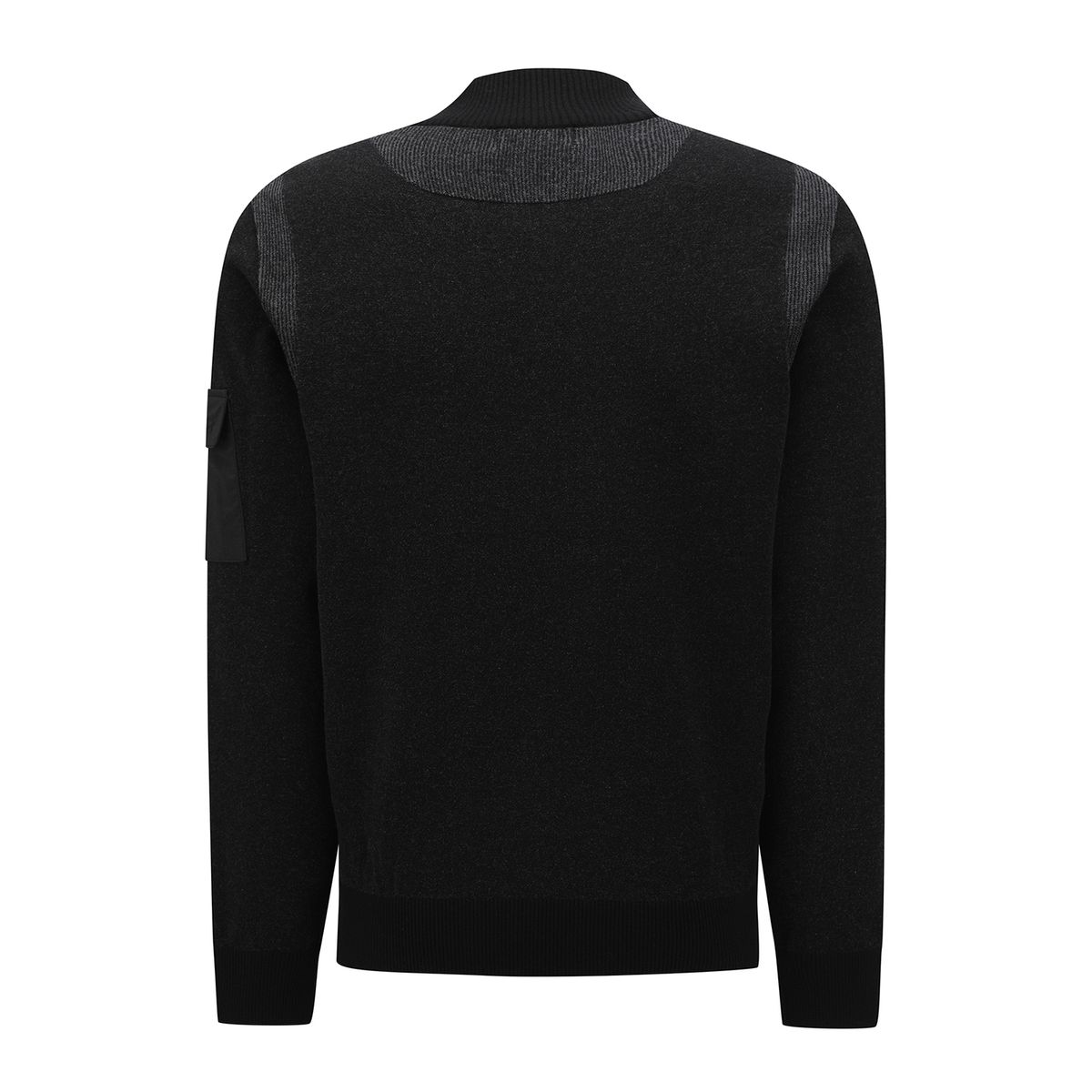 어뉴골프(ANEW GOLF) M TWO TONE HALF ZIP-UP PULLOVER_BK