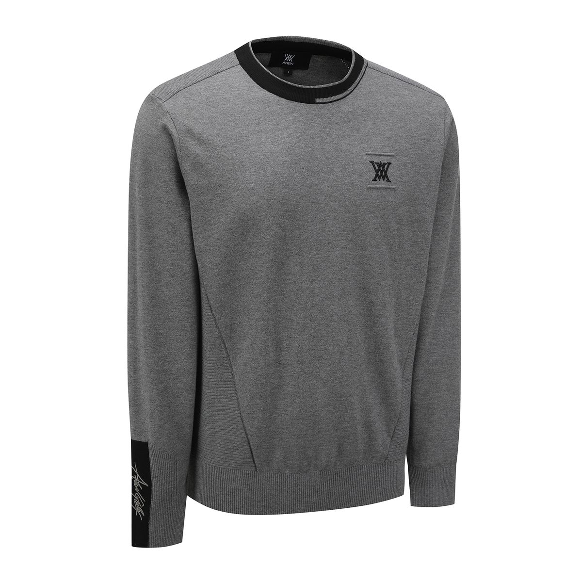어뉴골프(ANEW GOLF) M TEXTURED MIX PULLOVER_MG