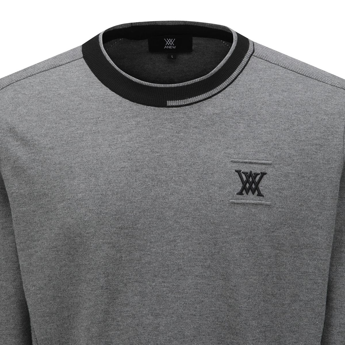 어뉴골프(ANEW GOLF) M TEXTURED MIX PULLOVER_MG