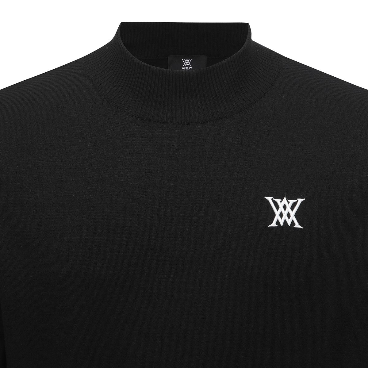 어뉴골프(ANEW GOLF) M ESSENTIAL HALF NECK PULLOVER_BK