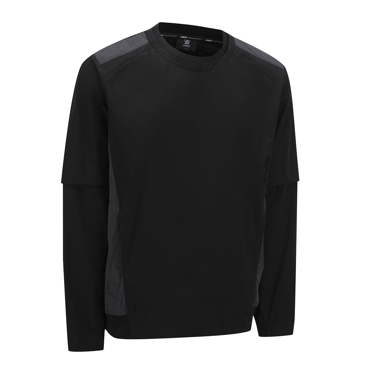 어뉴골프(ANEW GOLF) M ROUND NECK ANORAK JK_BK