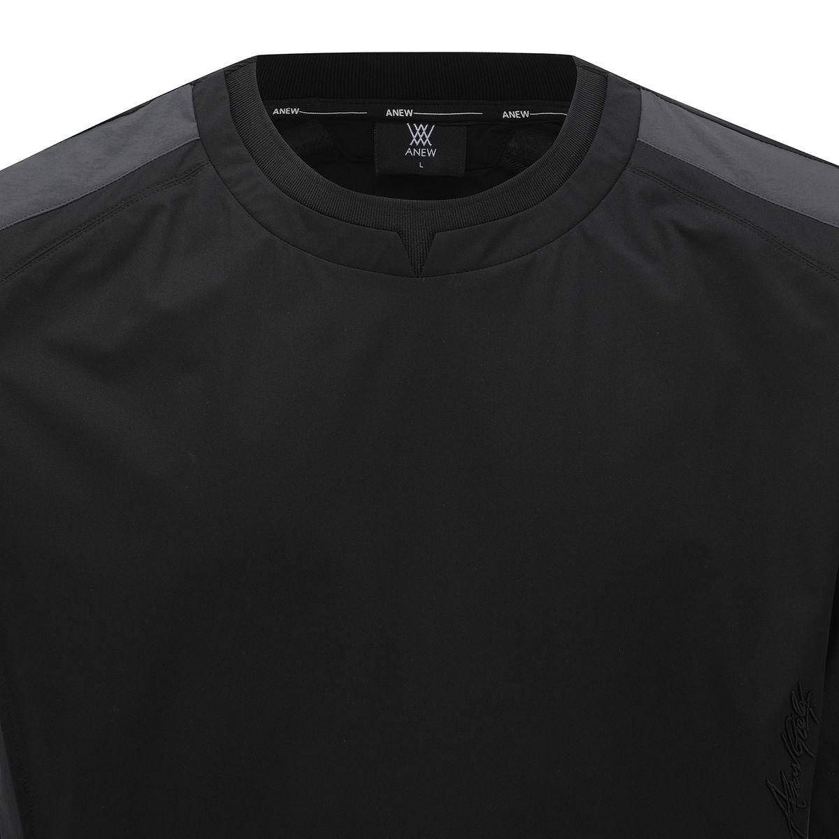 어뉴골프(ANEW GOLF) M ROUND NECK ANORAK JK_BK