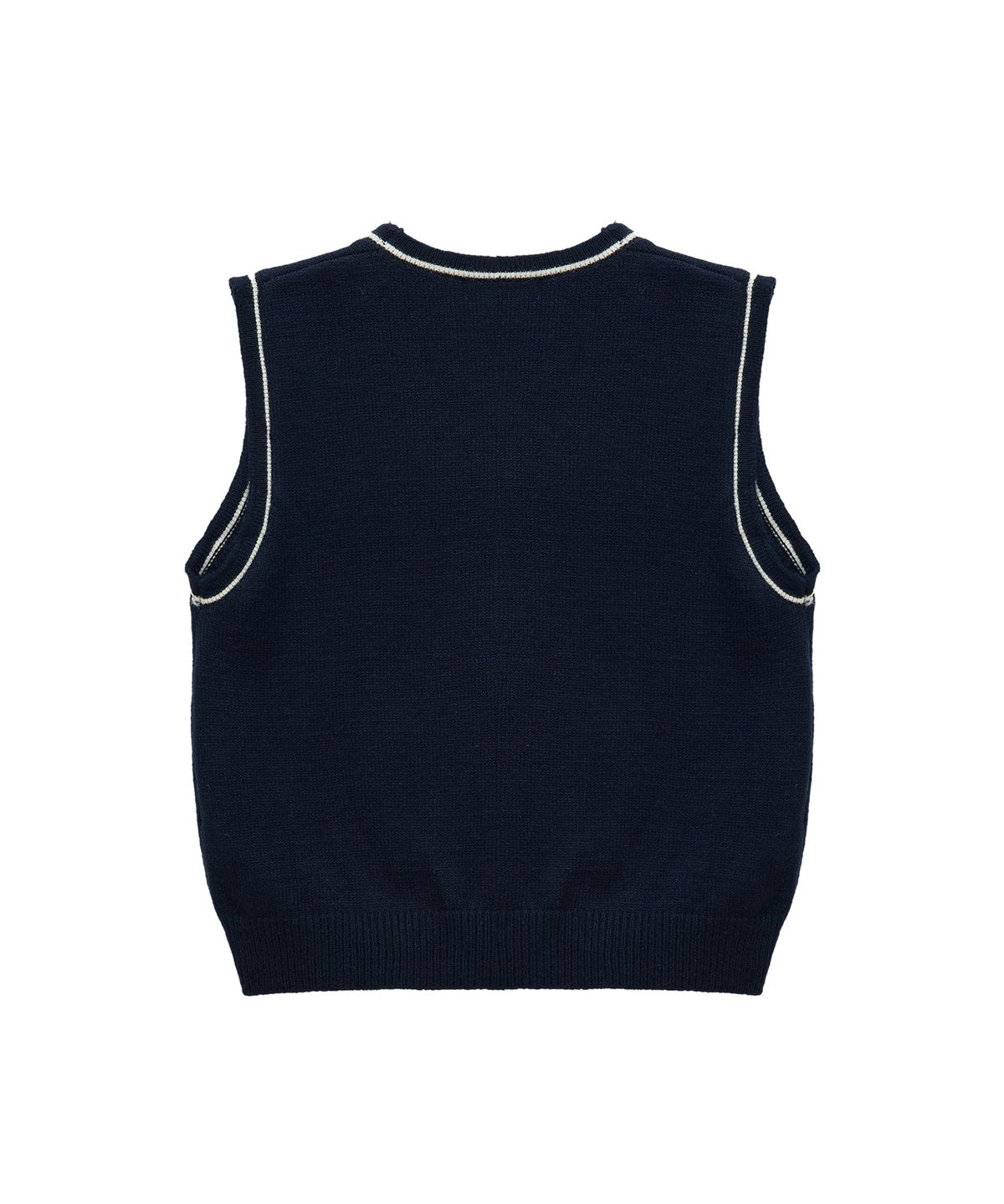판도라핏(PANDORAFIT) Line Knit Vest (navy)