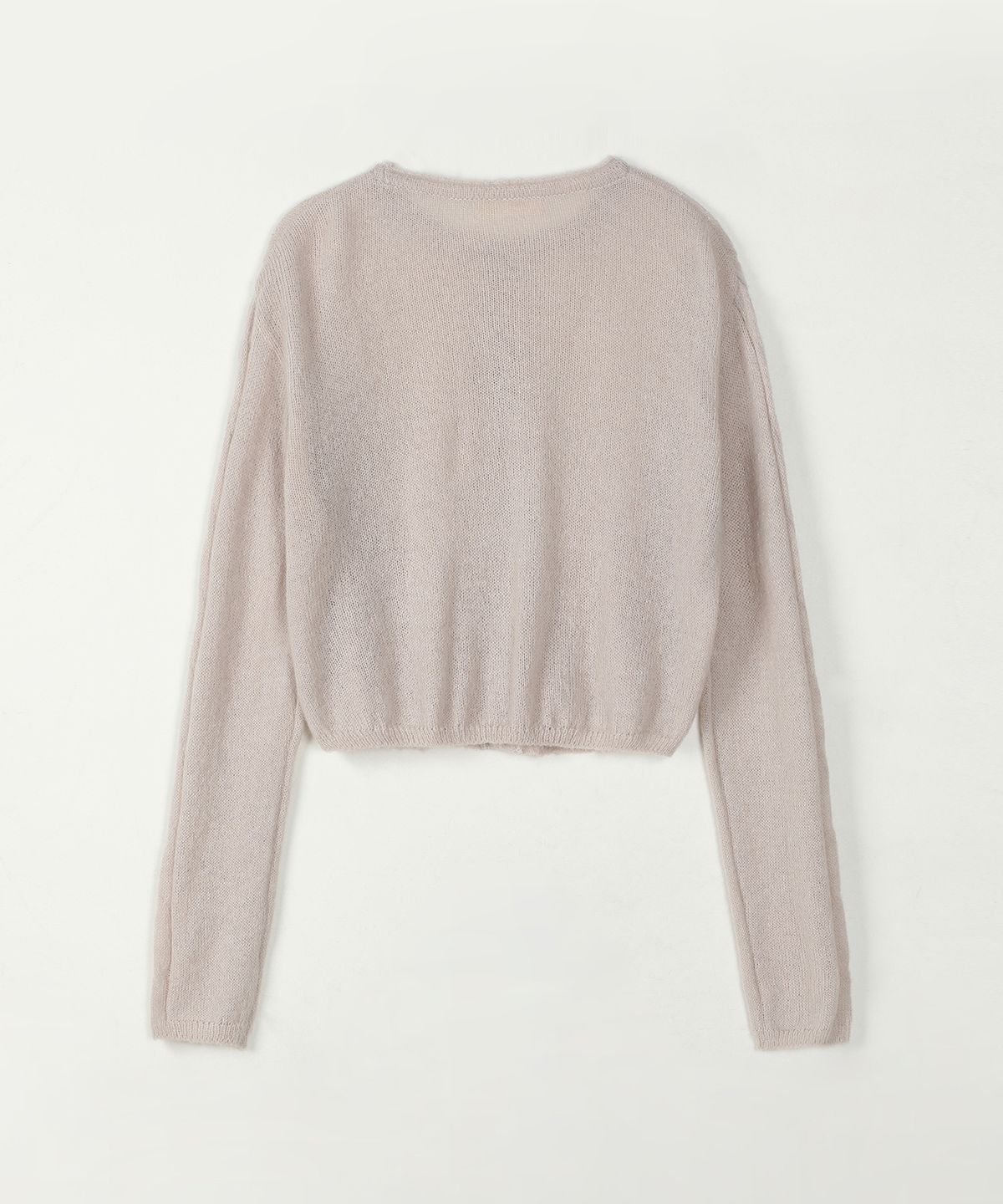 아위(AHWE) MOHAIR CABLE PULLOVER_L grey