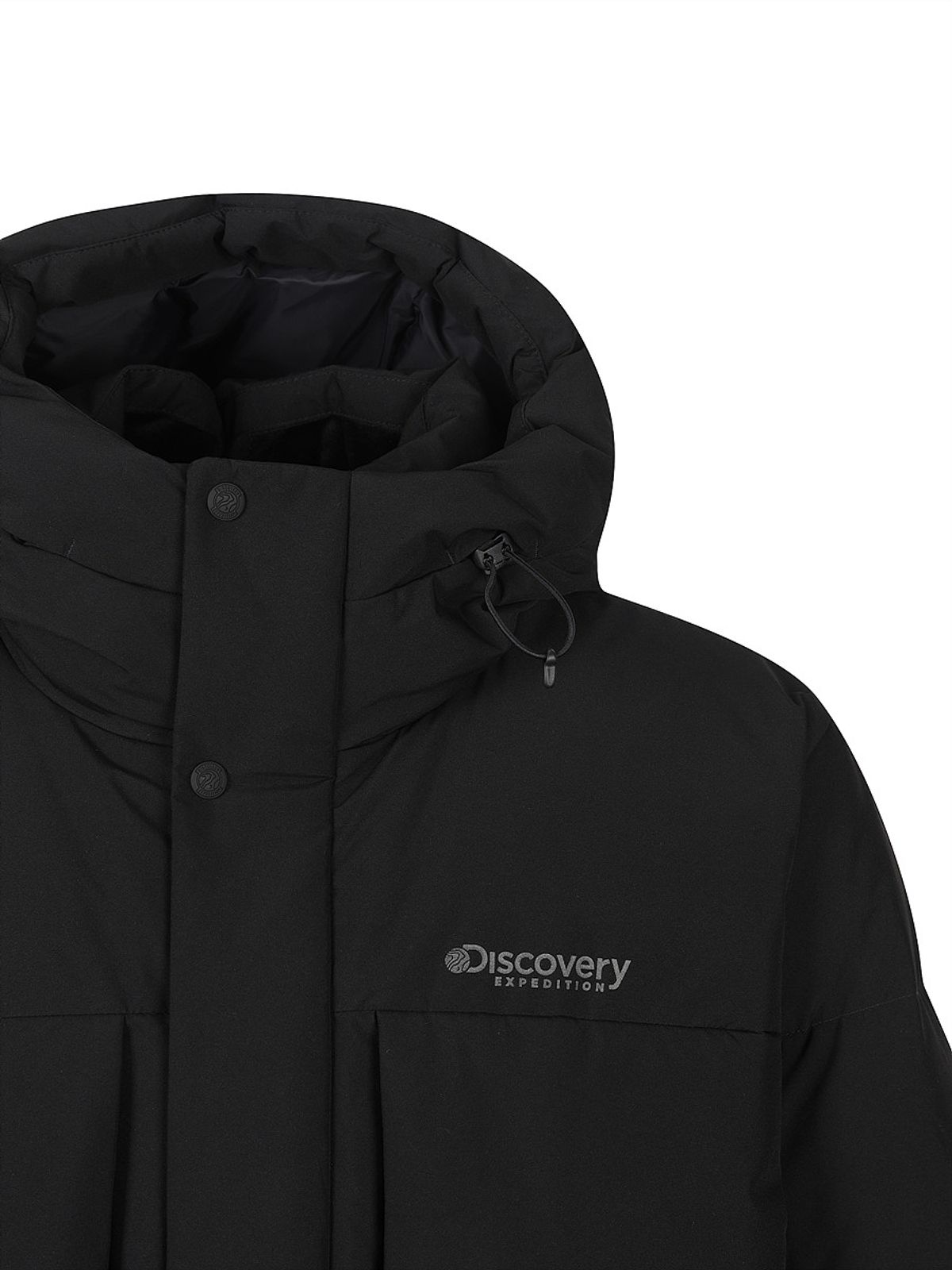 디스커버리 익스페디션(DISCOVERY EXPEDITION) 남성 레스터G 구스다운 롱패딩 (BLACK)
