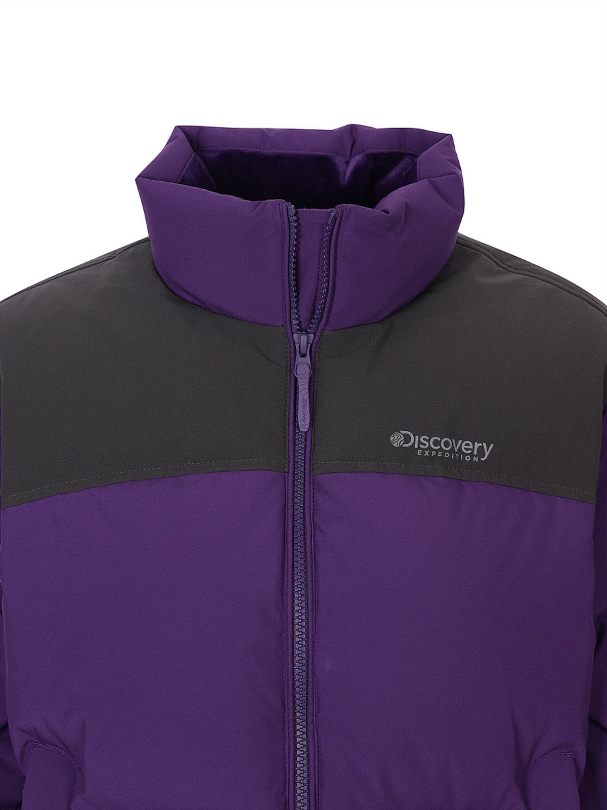 디스커버리 익스페디션(DISCOVERY EXPEDITION) 여성 반슬리 다운 크롭 숏패딩 (PURPLE)