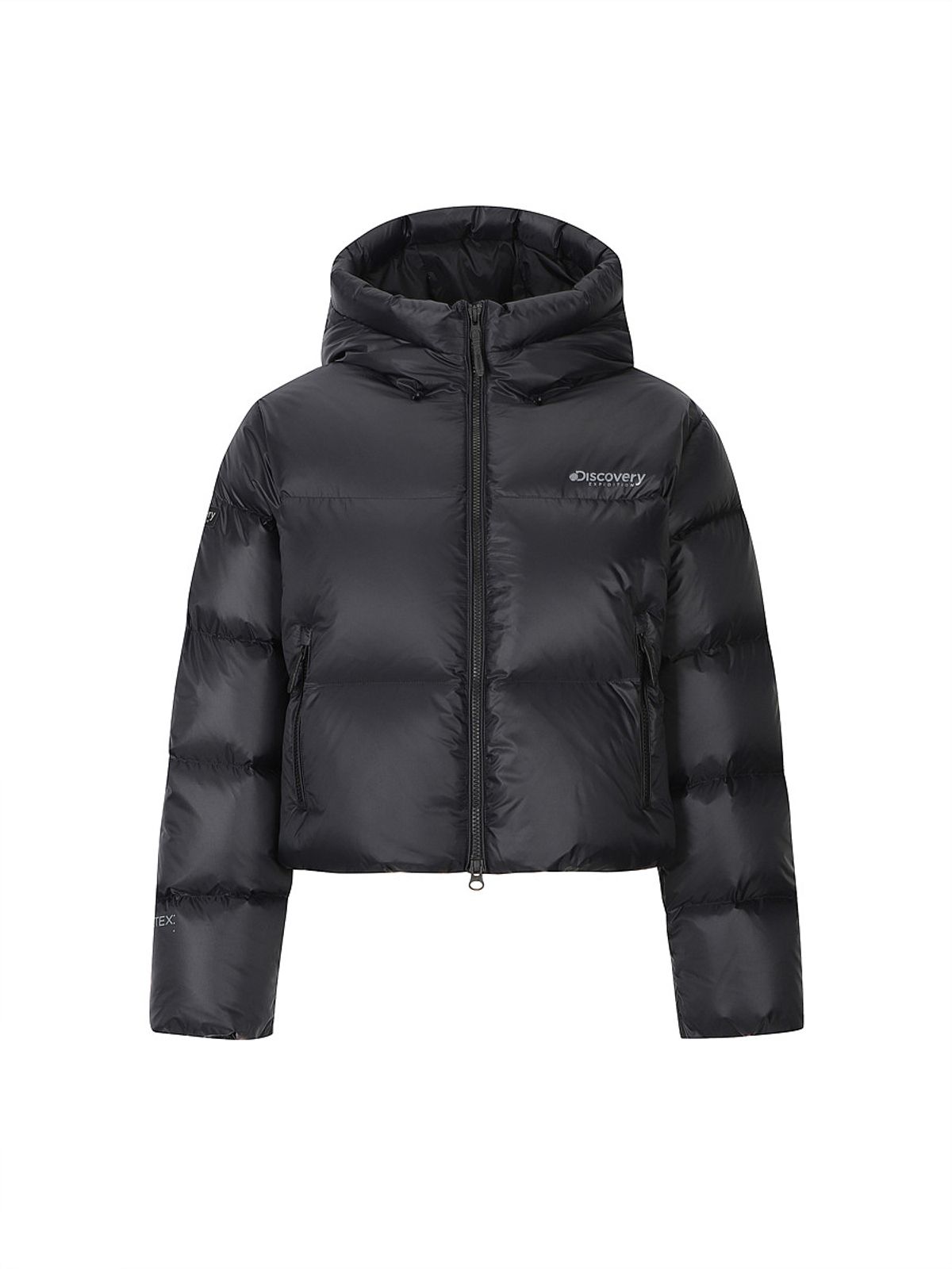 디스커버리 익스페디션(DISCOVERY EXPEDITION) 여성 올튼 다운 숏패딩 (BLACK)