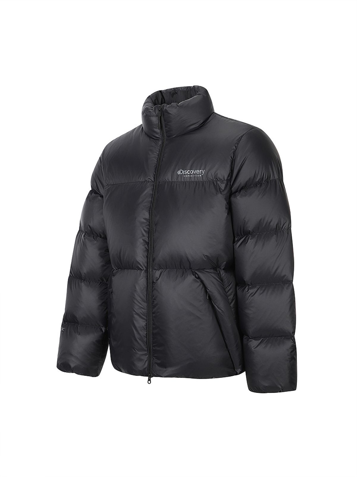 디스커버리 익스페디션(DISCOVERY EXPEDITION) 남성 올튼 하이넥 퍼텍스 퀀텀 다운 숏패딩 (BLACK)