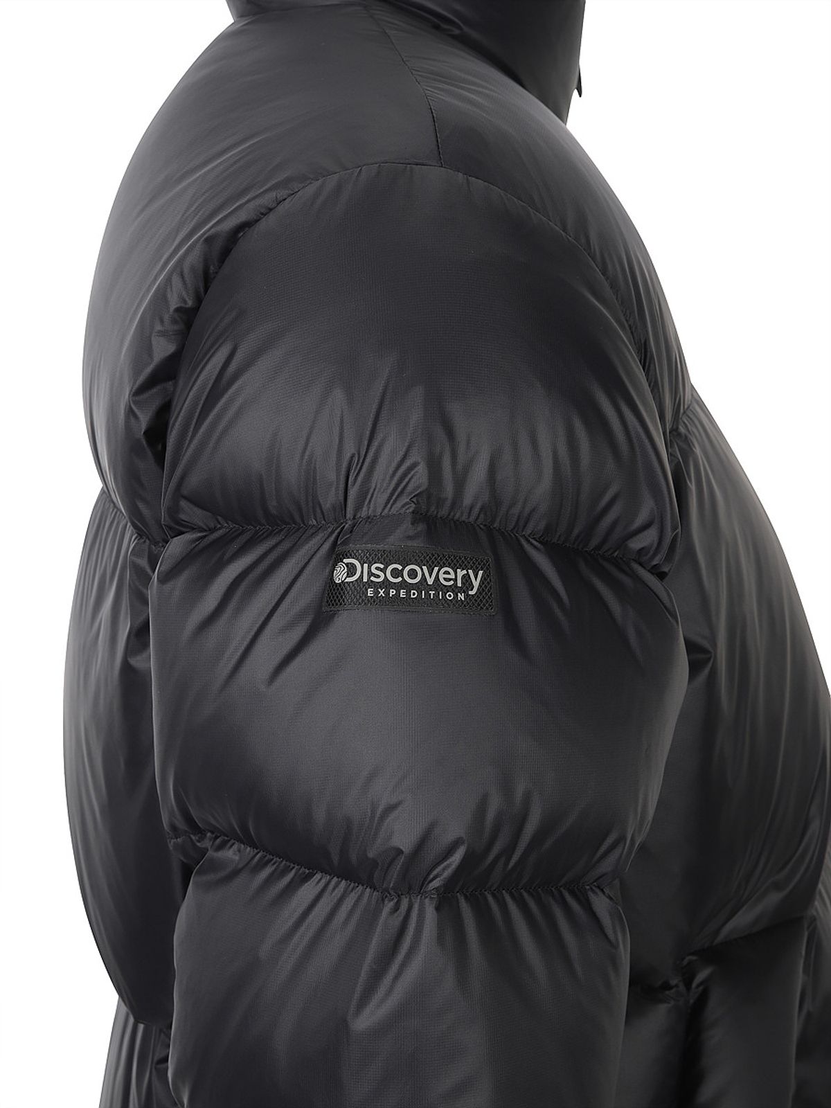 디스커버리 익스페디션(DISCOVERY EXPEDITION) 남성 올튼 하이넥 퍼텍스 퀀텀 다운 숏패딩 (BLACK)