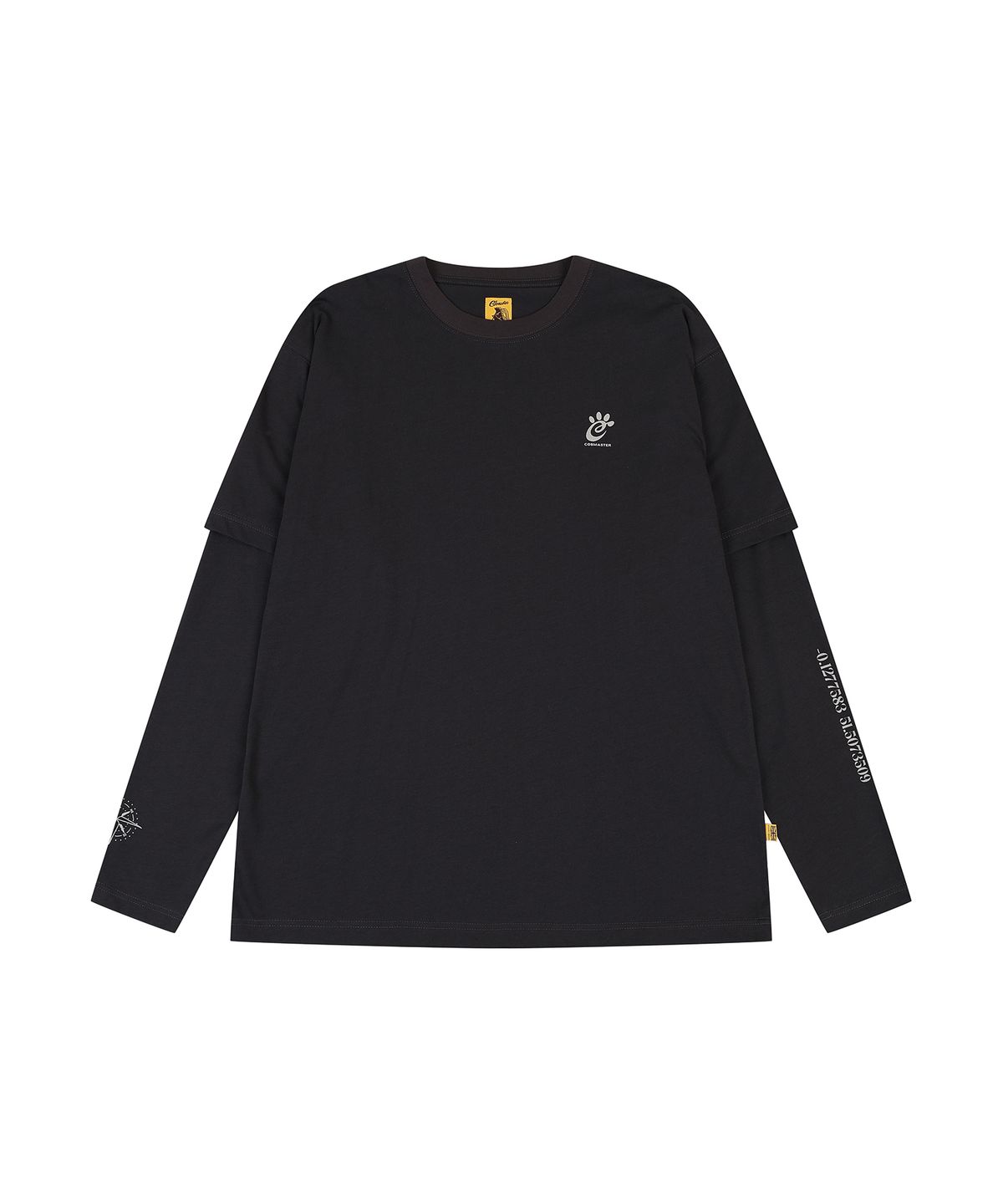 코브마스터(COBMASTER) LAYERED LONGSLEEVE [CHARCOAL]