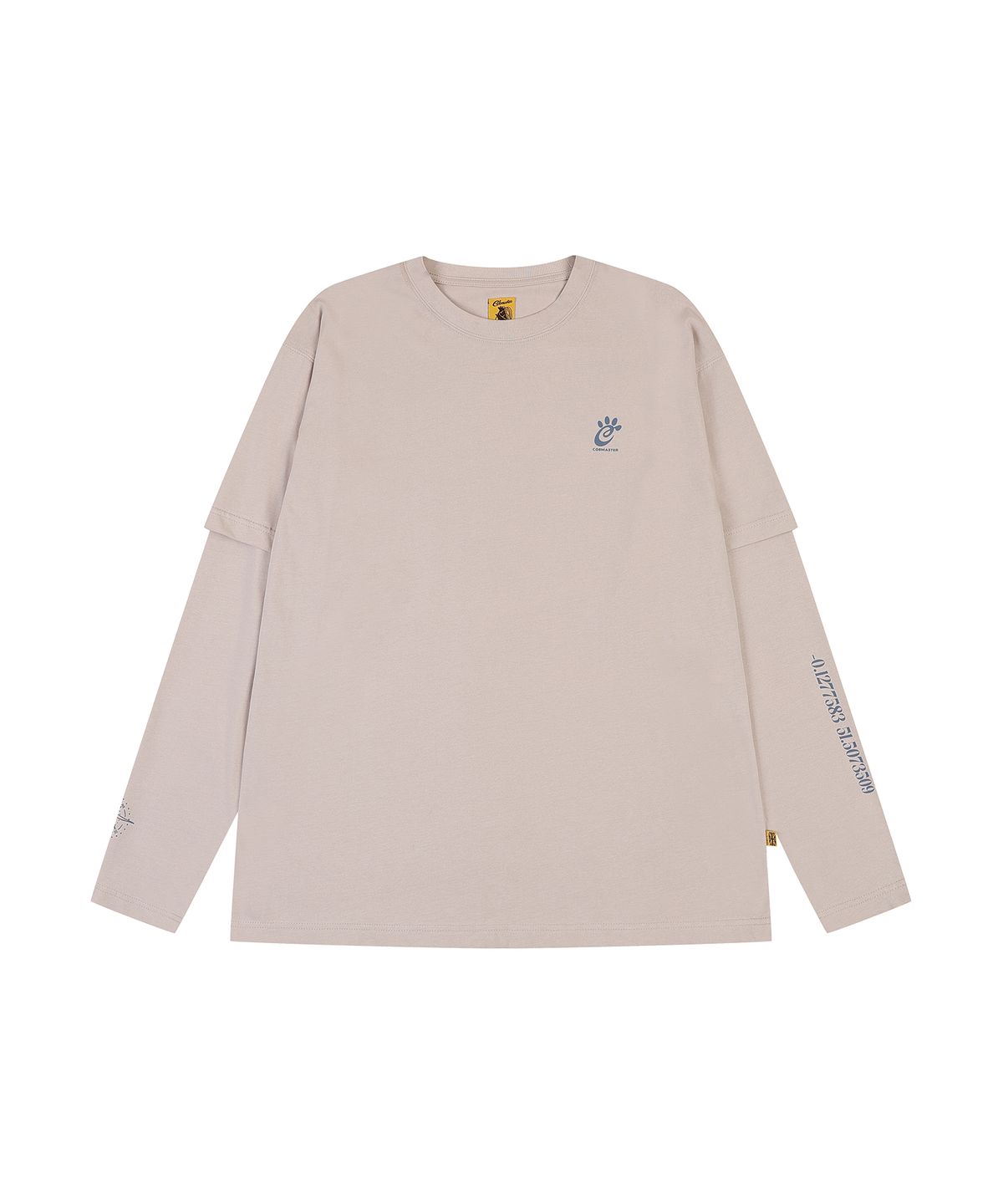 코브마스터(COBMASTER) LAYERED LONGSLEEVE [BEIGE]