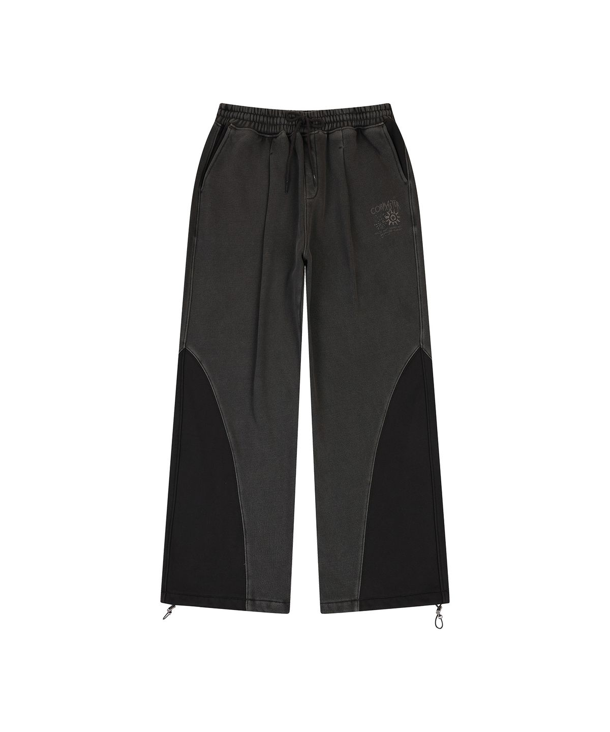 코브마스터(COBMASTER) DYED BLOCK SWEAT PANTS [CHARCOAL]