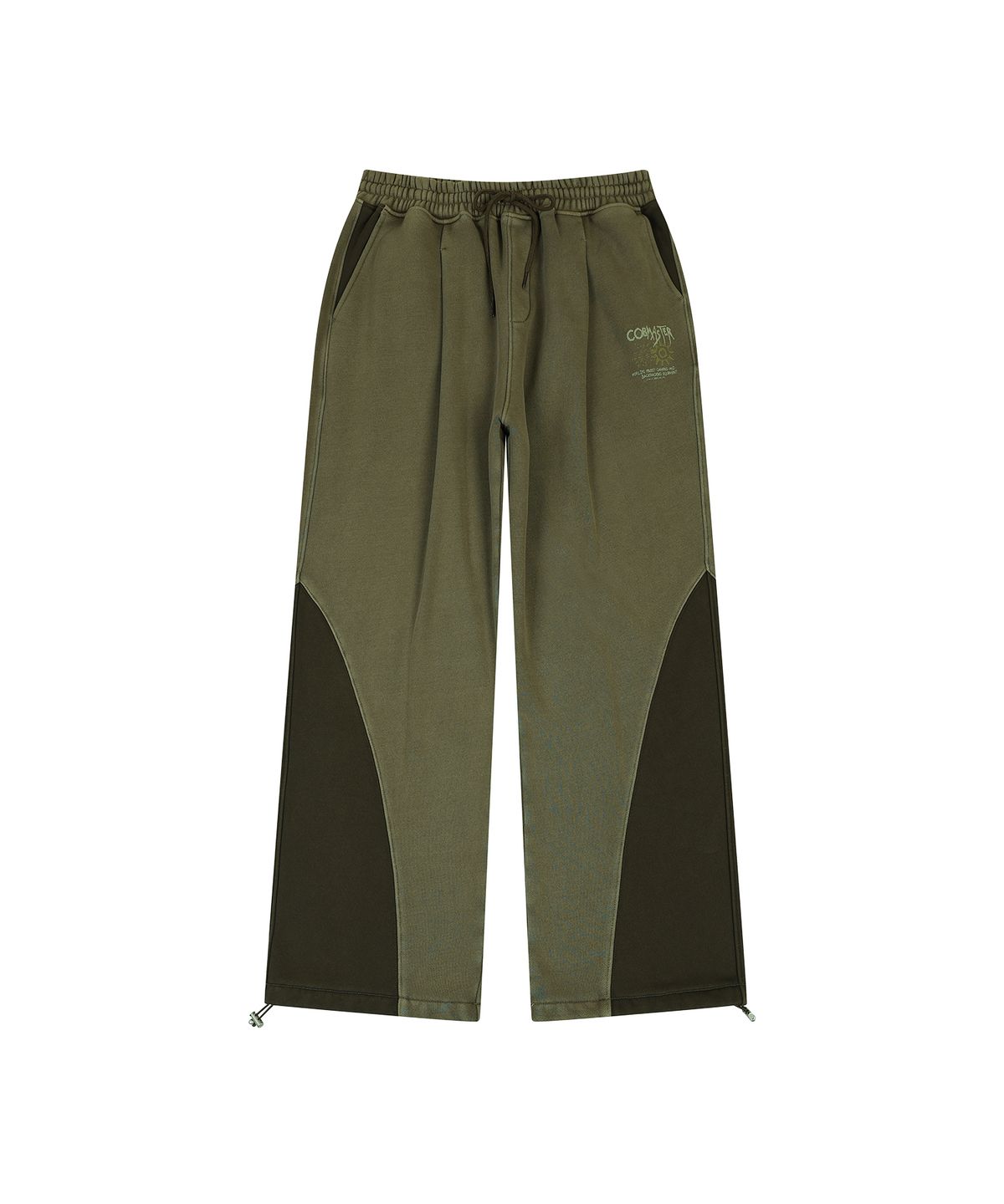 코브마스터(COBMASTER) DYED BLOCK SWEAT PANTS [KHAKI]
