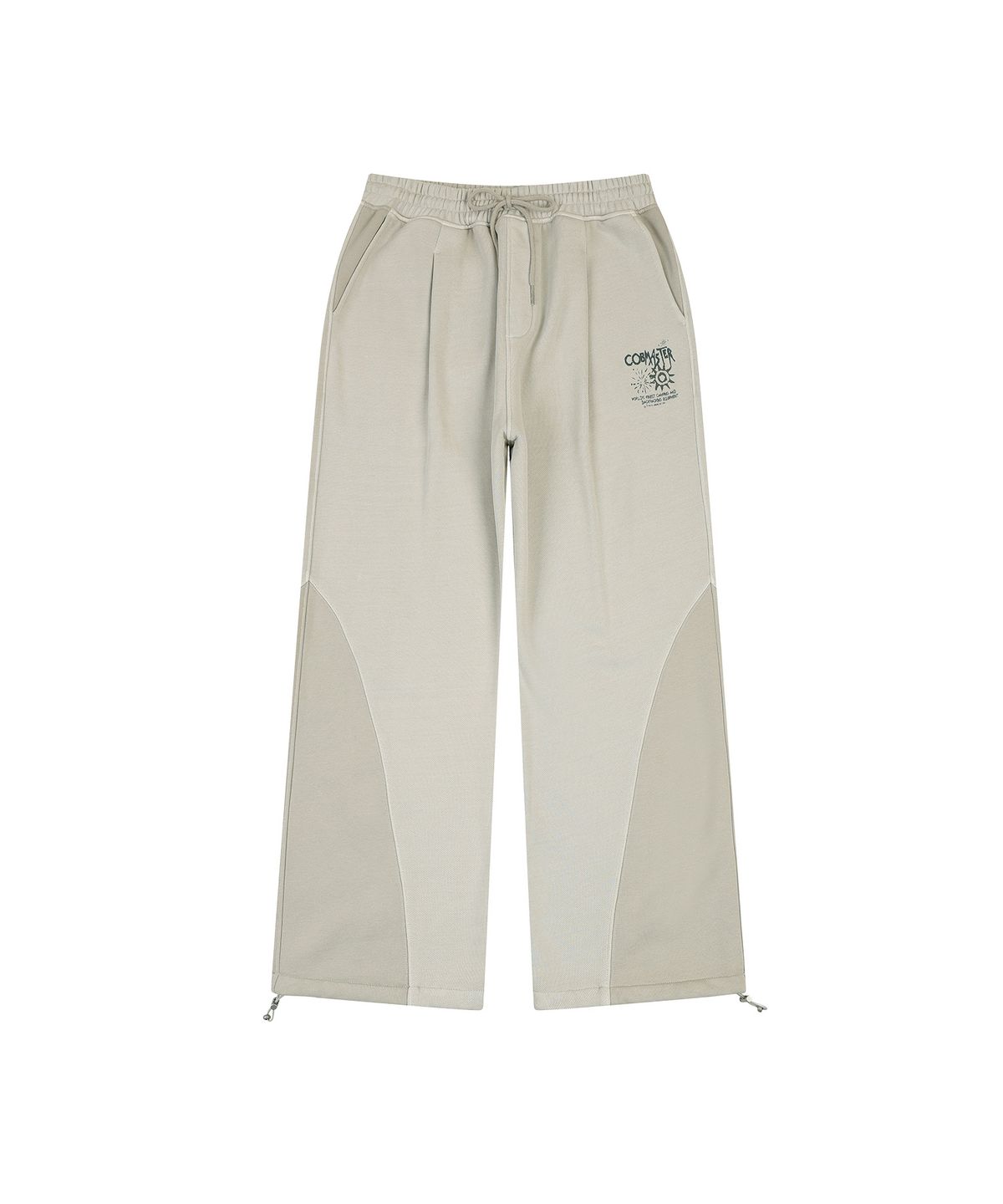코브마스터(COBMASTER) DYED BLOCK SWEAT PANTS [BEIGE]