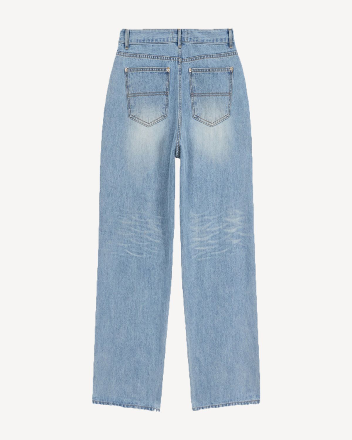 덤(THUMB) INDIGO WASH WIDE DENIM 15