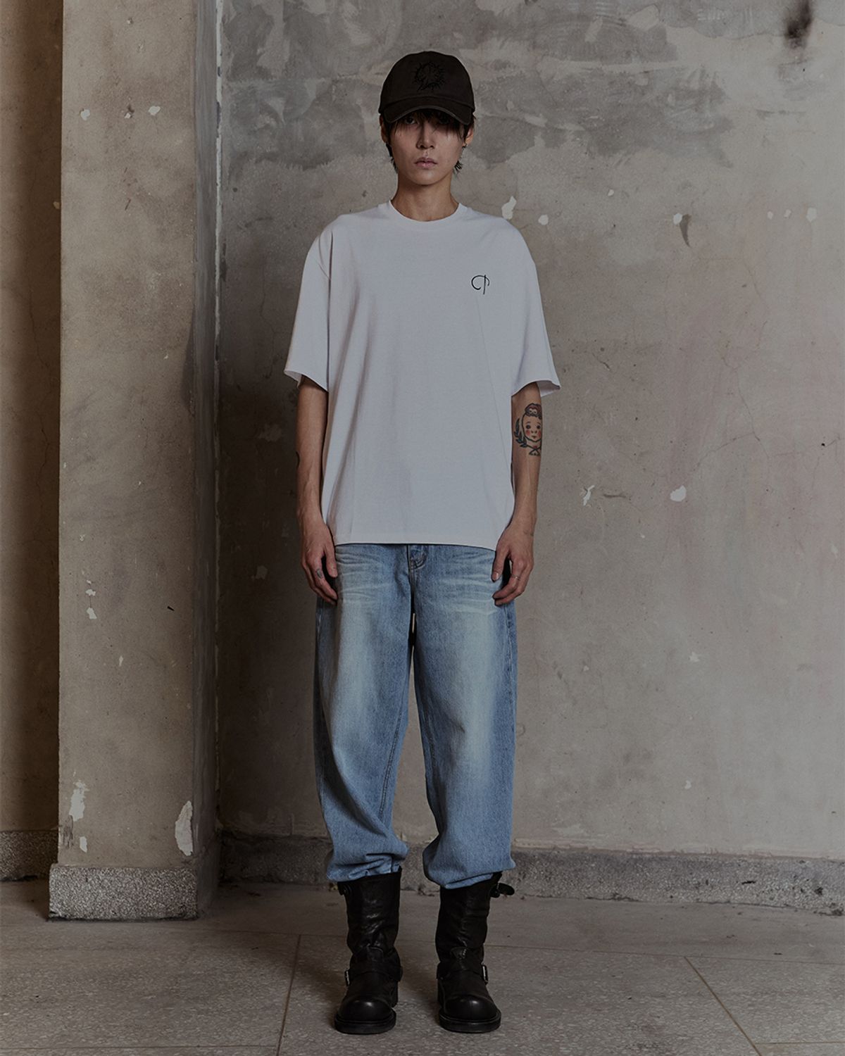 덤(THUMB) INDIGO WASH WIDE DENIM 15