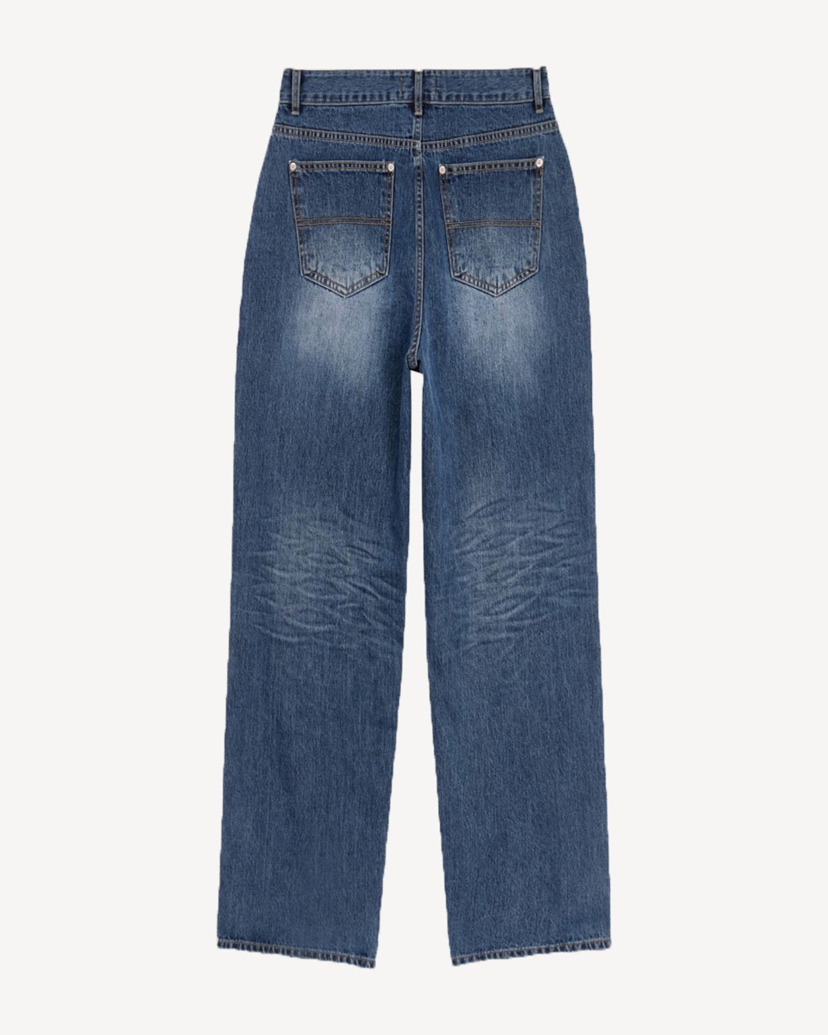 덤(THUMB) INDIGO WASH WIDE DENIM 15