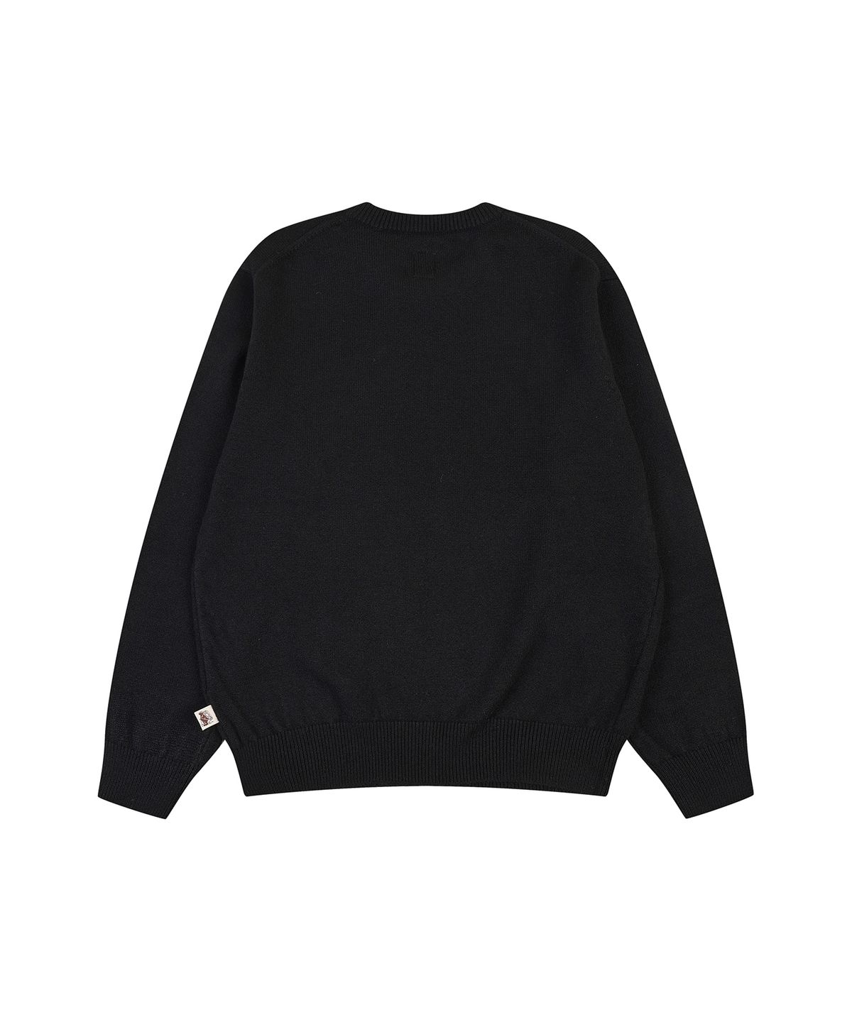 코브마스터(COBMASTER) LOGO CREW NECK KNIT [BLACK]