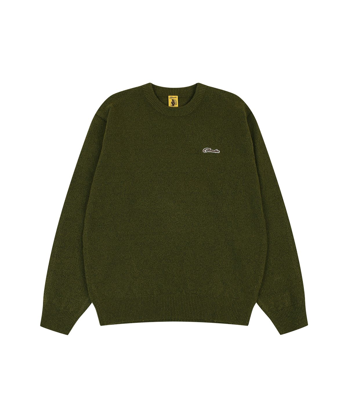 코브마스터(COBMASTER) LOGO CREW NECK KNIT [KHAKI]